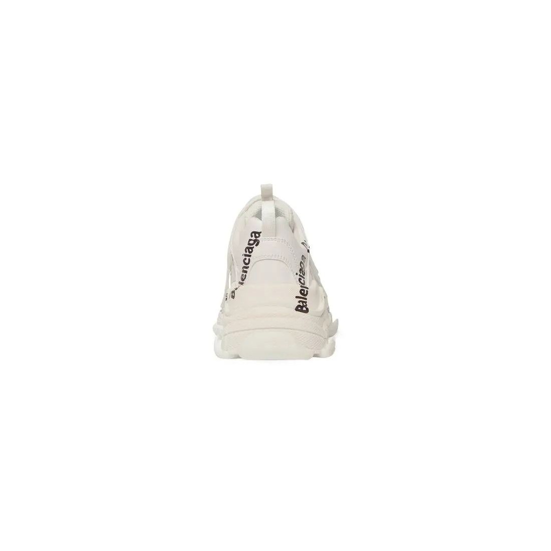 Balenciaga o1s1wg110225 Triple S Logotype Sneakers in Off White/Black Size US 11 / IT 41 - 5 Thumbnail