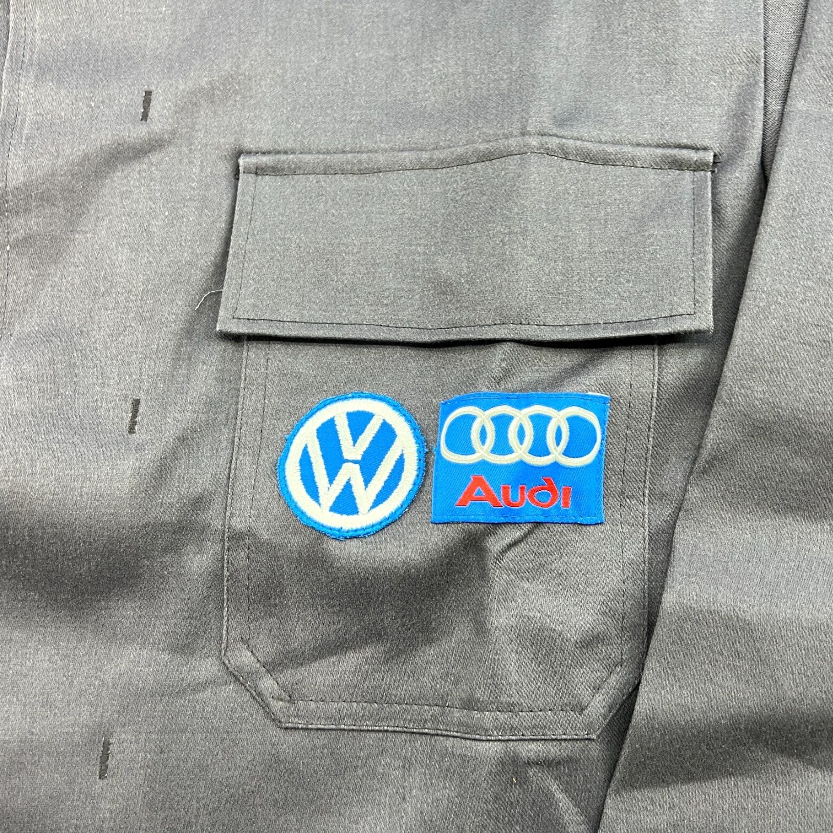 Vintage VINTAGE Marquardt + Schulz Audi Volkswagen Work Jacket Jacket Men S Gray S Small Workwear Blouson Factory Size US S / EU 44-46 / 1 - 8 Thumbnail