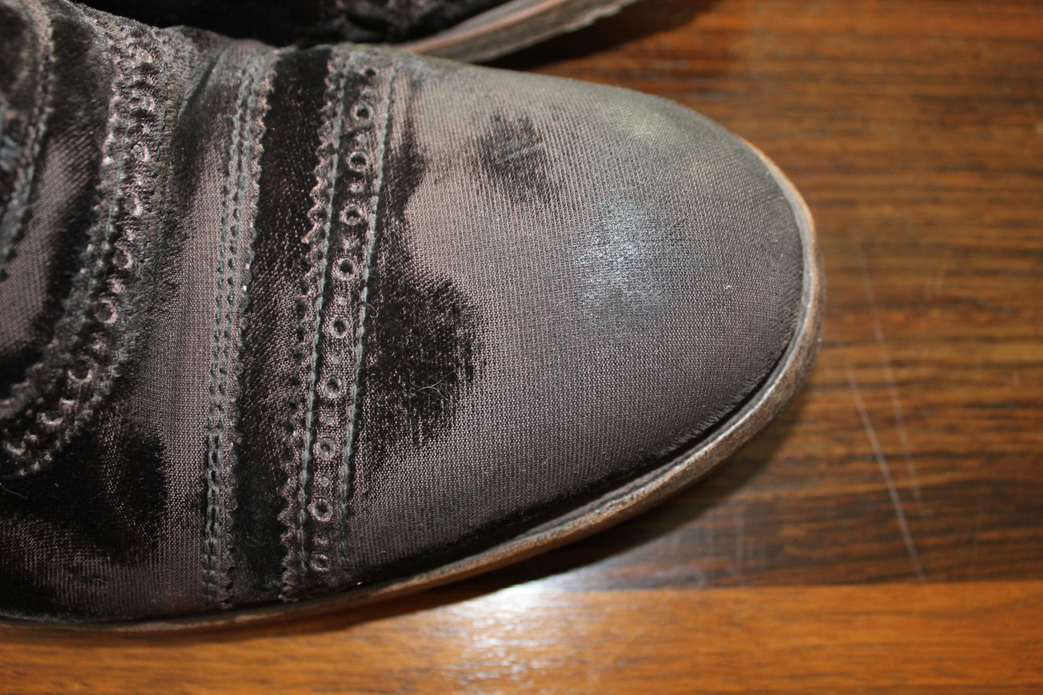 John Varvatos Varvatos #2122 “Parisian Double Balmoral” – Oxblood Velvet Size US 11 / EU 44 - 7 Thumbnail