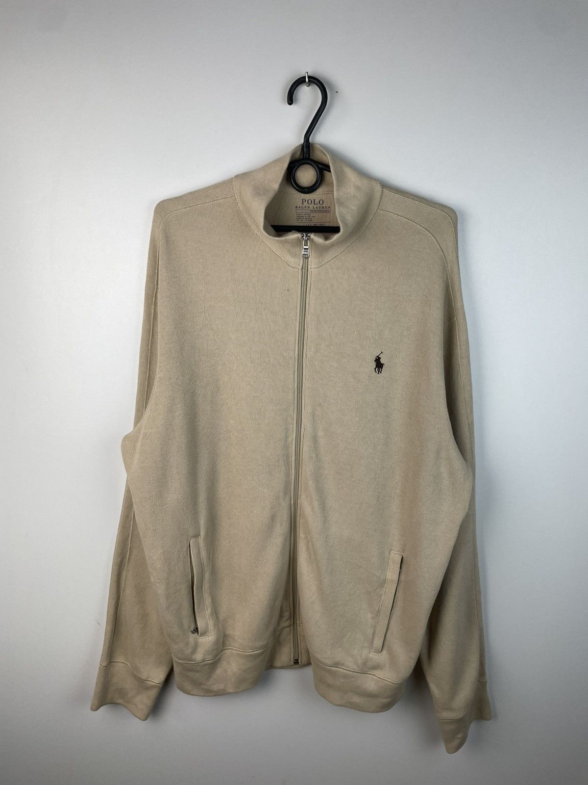 Polo Ralph Lauren Polo Ralph Lauren Full Zip Sweater Luxury Beige Size L Size US L / EU 52-54 / 3 - 1 Thumbnail