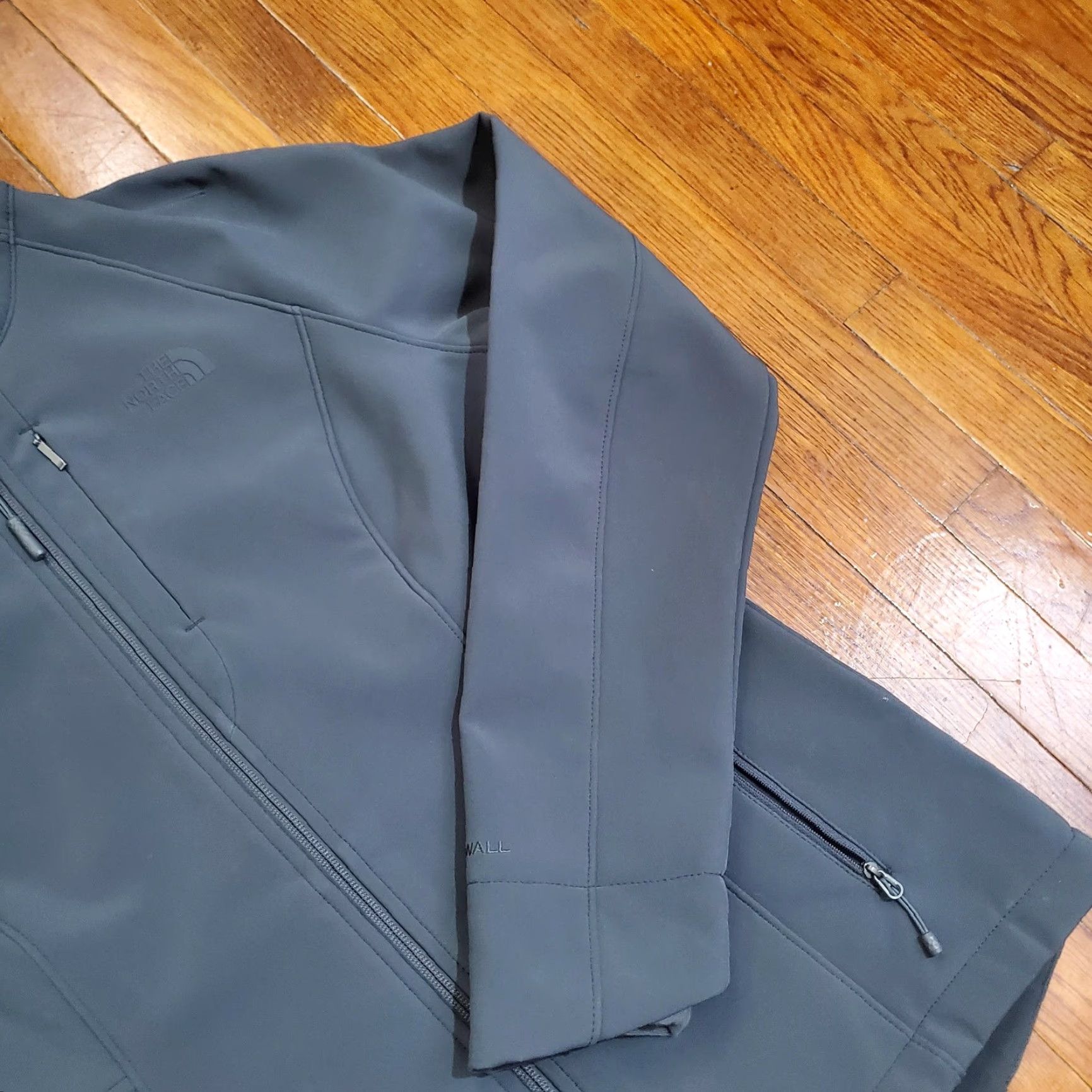 The North Face North Face Jacket Womens M Gray WindWall Softshell Full Zip Windbreaker Logo Embroidered Pockets Size M / US 6-8 / IT 42-44 - 3 Thumbnail
