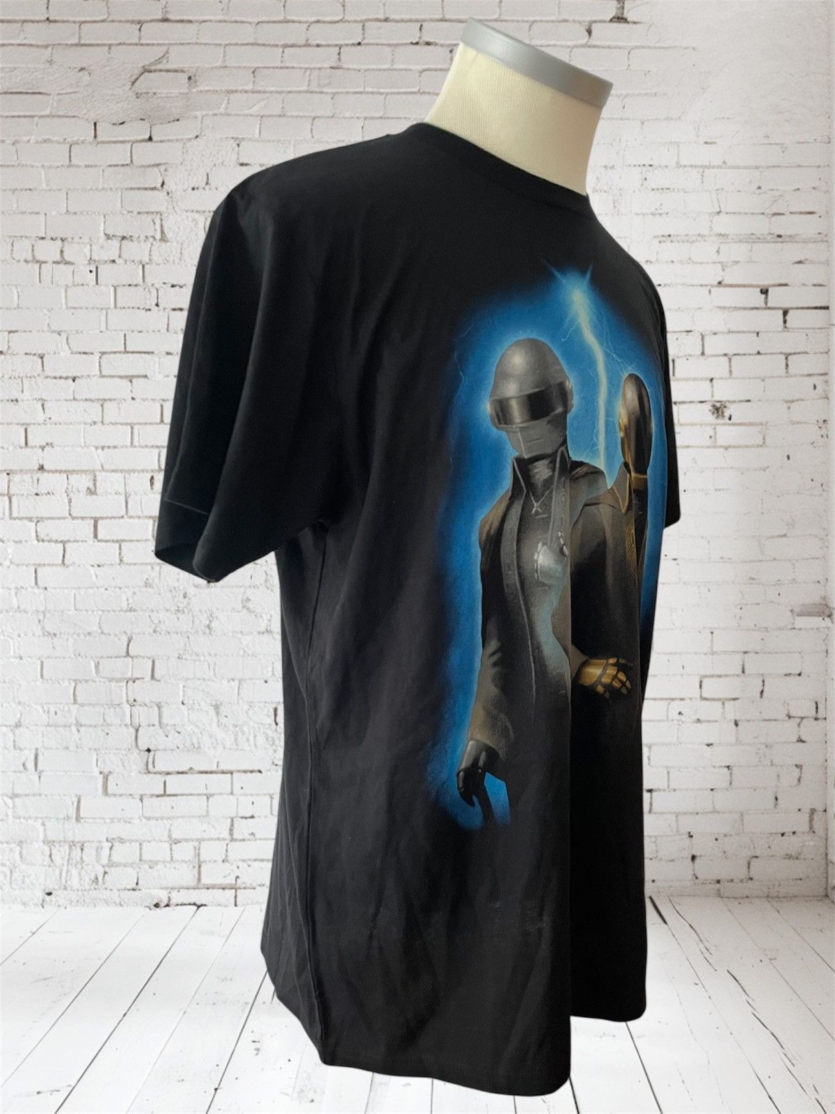 Band Tees Rare Daft Punk x Maxfield Black T- Shirt, Los Angeles Pop Up Size US XL / EU 56 / 4 - 4 Thumbnail