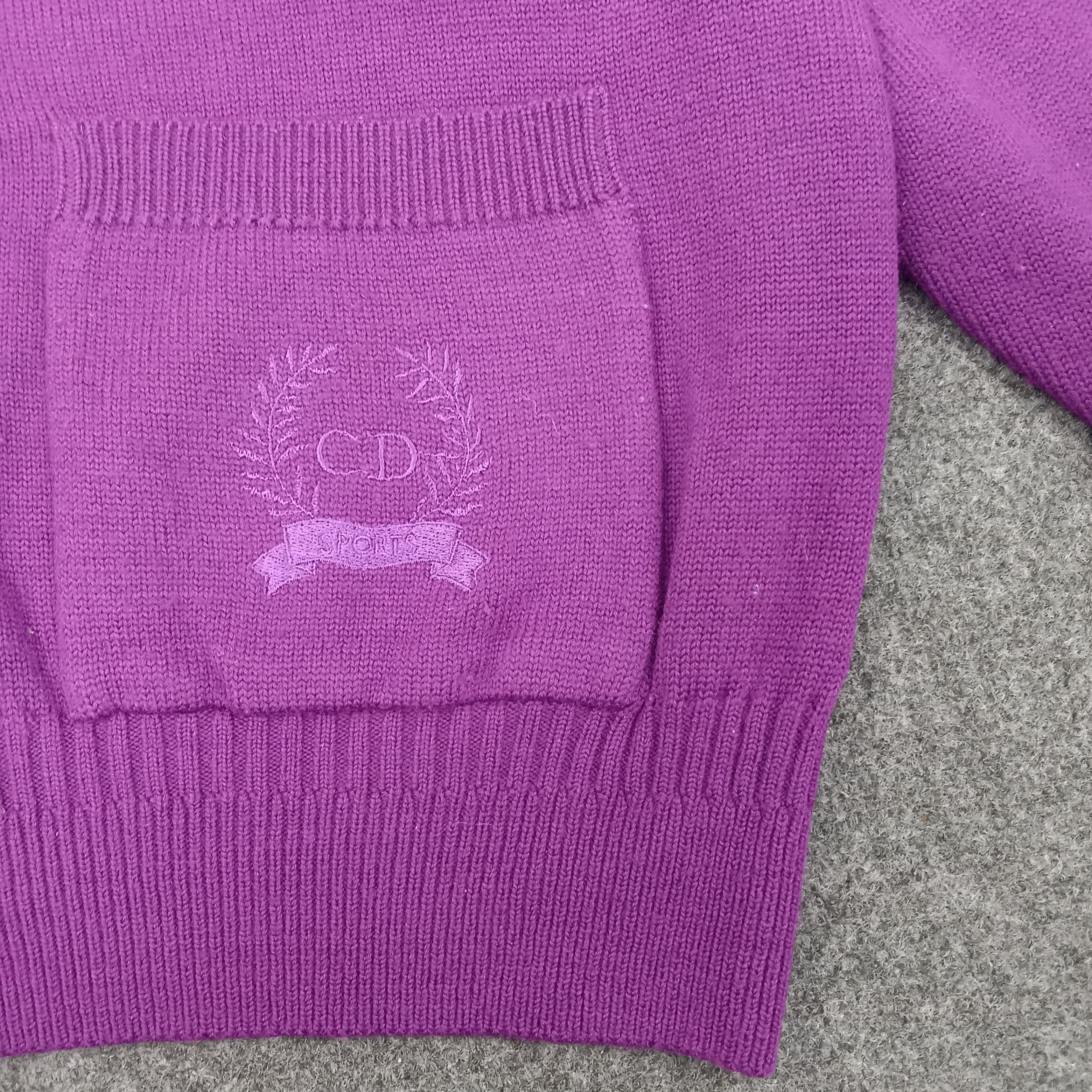 Christian Dior Monsieur Christian Dior Sports Italian Brand Cardigan Sweater Size S / US 4 / IT 40 - 2 Thumbnail