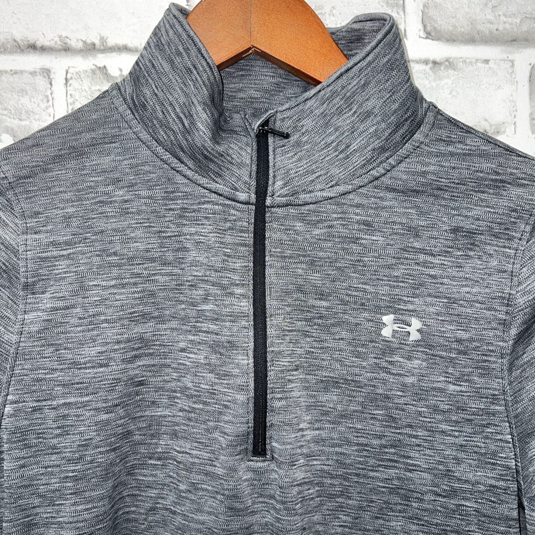 Under Armour Under Armour HeatGear Pullover Gray Half Zip Mens M Size US M / EU 48-50 / 2 - 2 Thumbnail