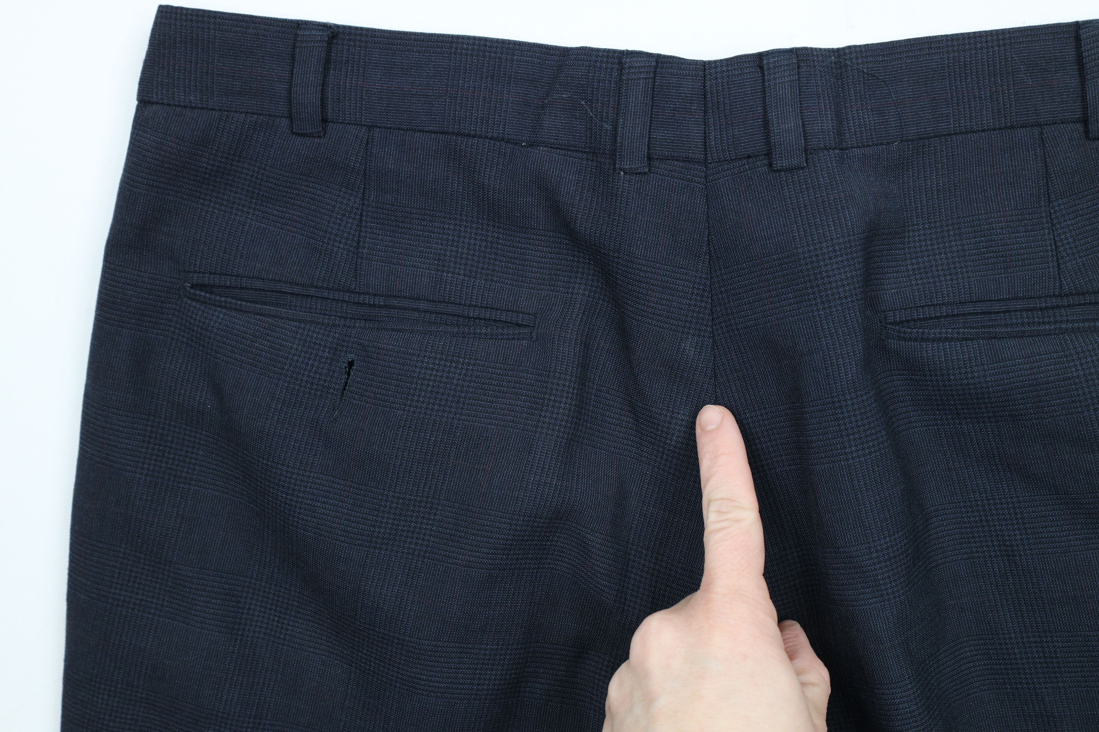 Vintage Vintage 90s Streetwear Wide Leg Chino Pants Houndstooth Size US 36 / EU 52 - 11 Thumbnail