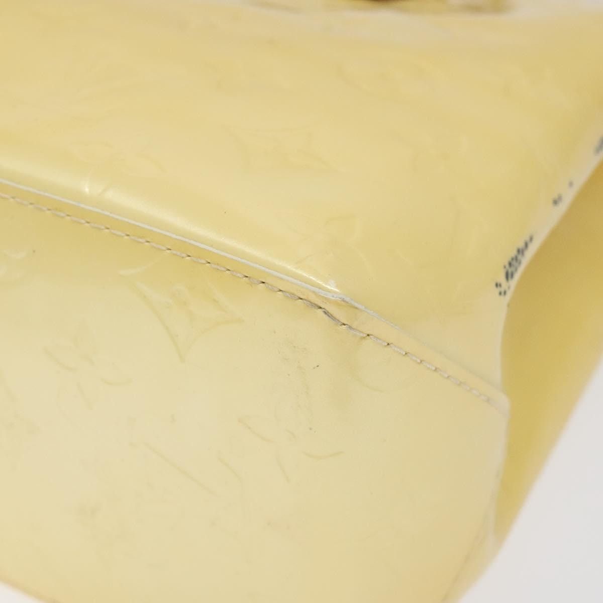 Louis Vuitton LOUIS VUITTON Monogram Vernis Reade PM Hand Bag Perle M91336 Size ONE SIZE - 9 Thumbnail