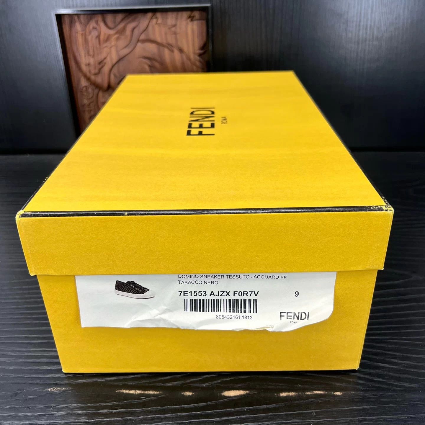 Fendi FENDI Domino Brown 43 MINT Size US 10 / EU 43 - 9 Thumbnail