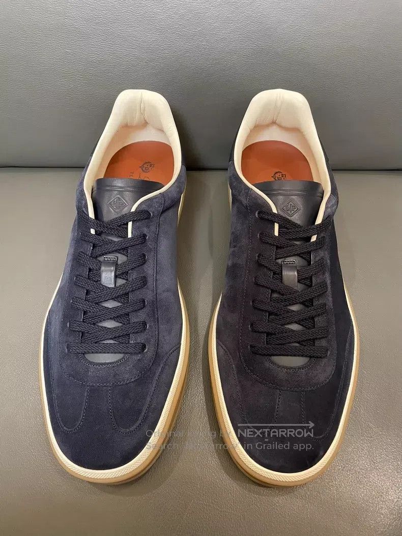 Loro Piana LORO PIANA Tennis Walk Round Toe Fashion Lacing Casual Low Size US 10.5 / EU 43-44 - 1 Thumbnail