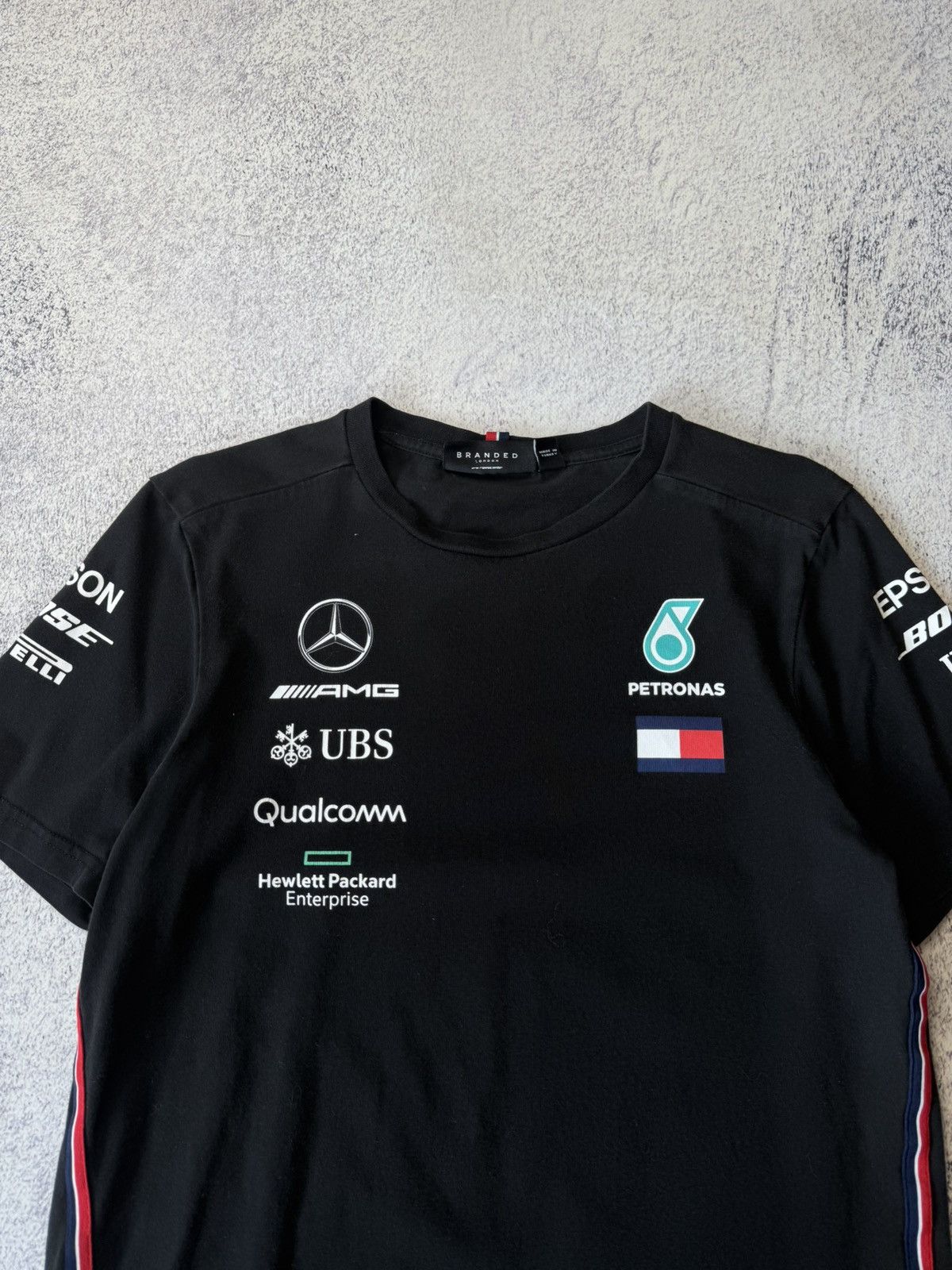 Mercedes-Benz Men's Mercedes Benz Petronas Hugo Boss Black Racing T-Shirt Size US S / EU 44-46 / 1 - 3 Thumbnail