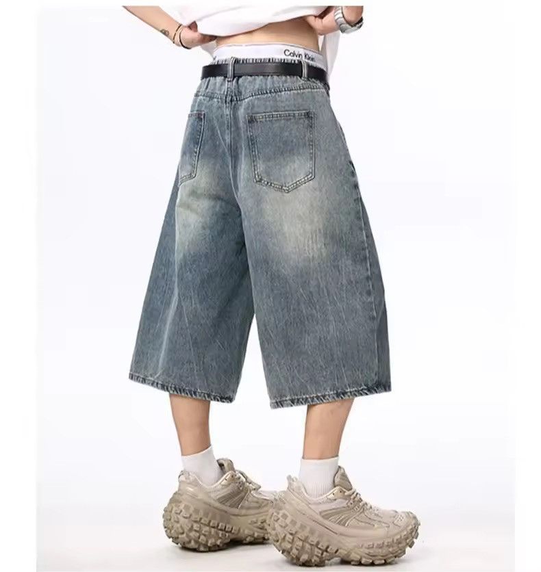 Jean Wide Leg Loose Jorts Size US 27 - 5 Thumbnail