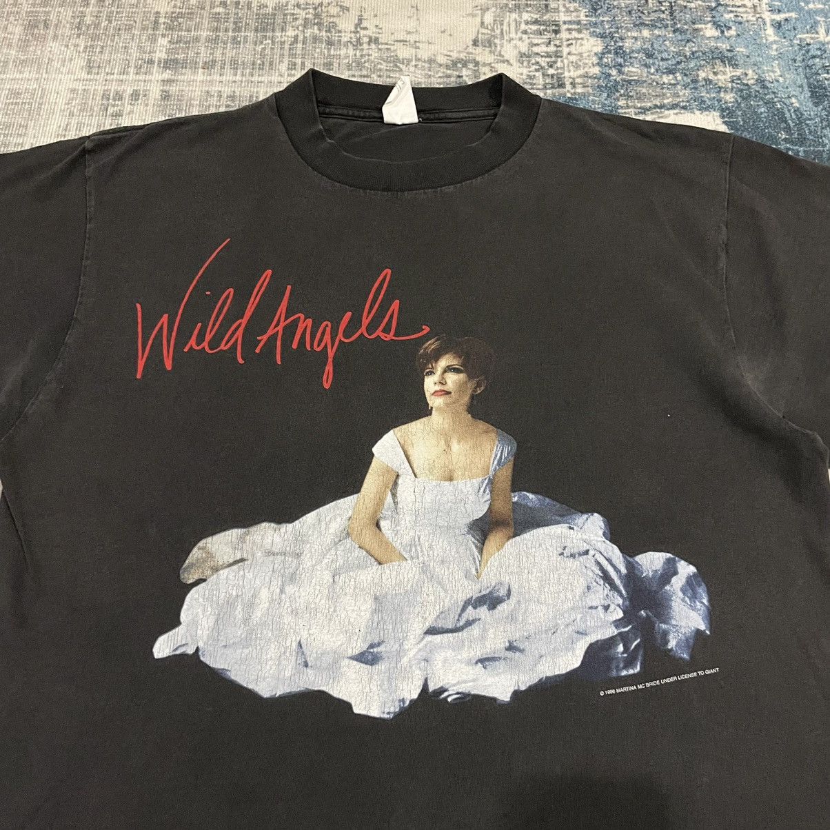 Vintage Vintage Martina McBride “Wild Angels” 1996 Blues World Tour Size US L / EU 52-54 / 3 - 3 Thumbnail