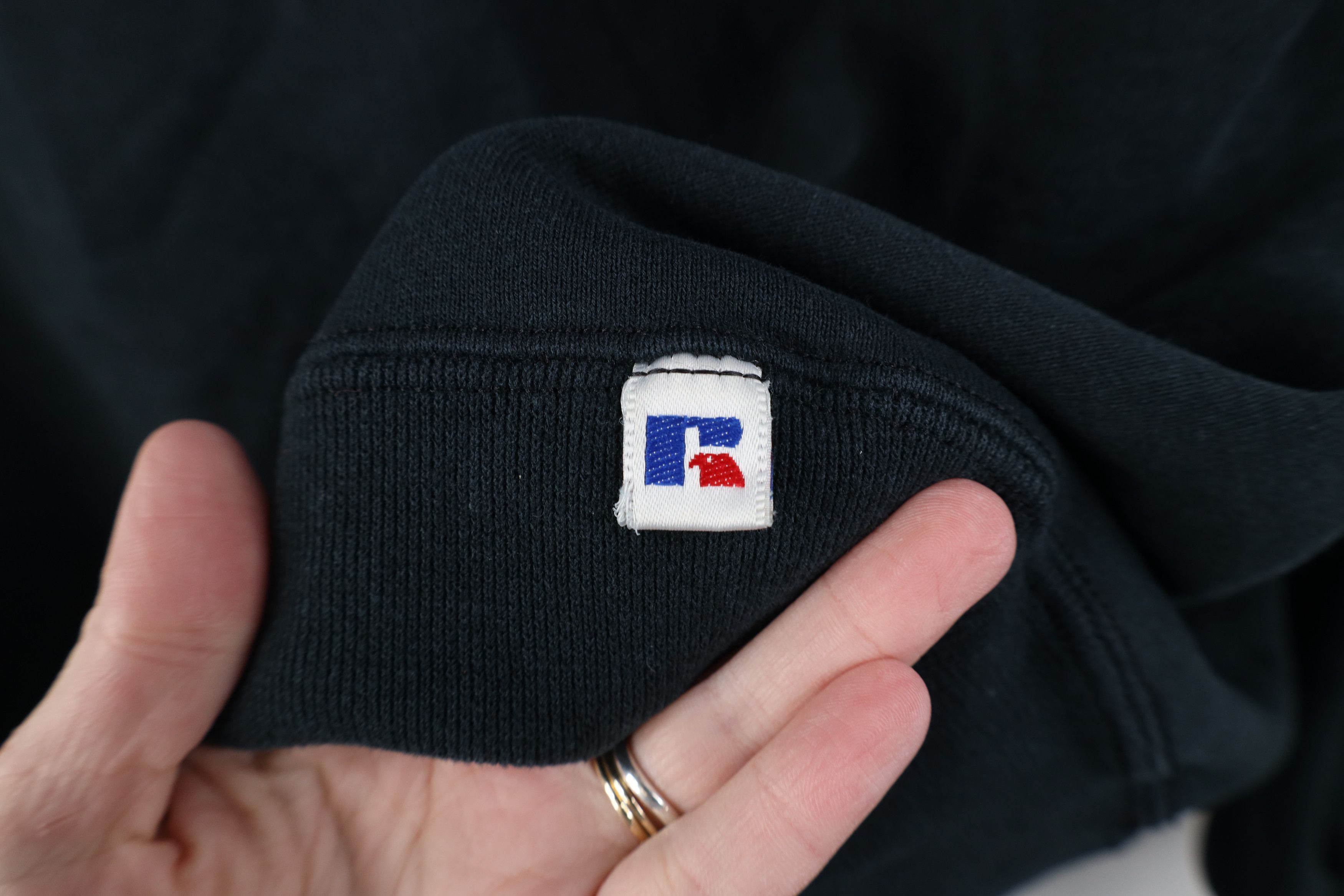 Russell Athletic Vintage 90s Russell Athletic Crewneck Sweatshirt Black USA Size US L / EU 52-54 / 3 - 4 Thumbnail