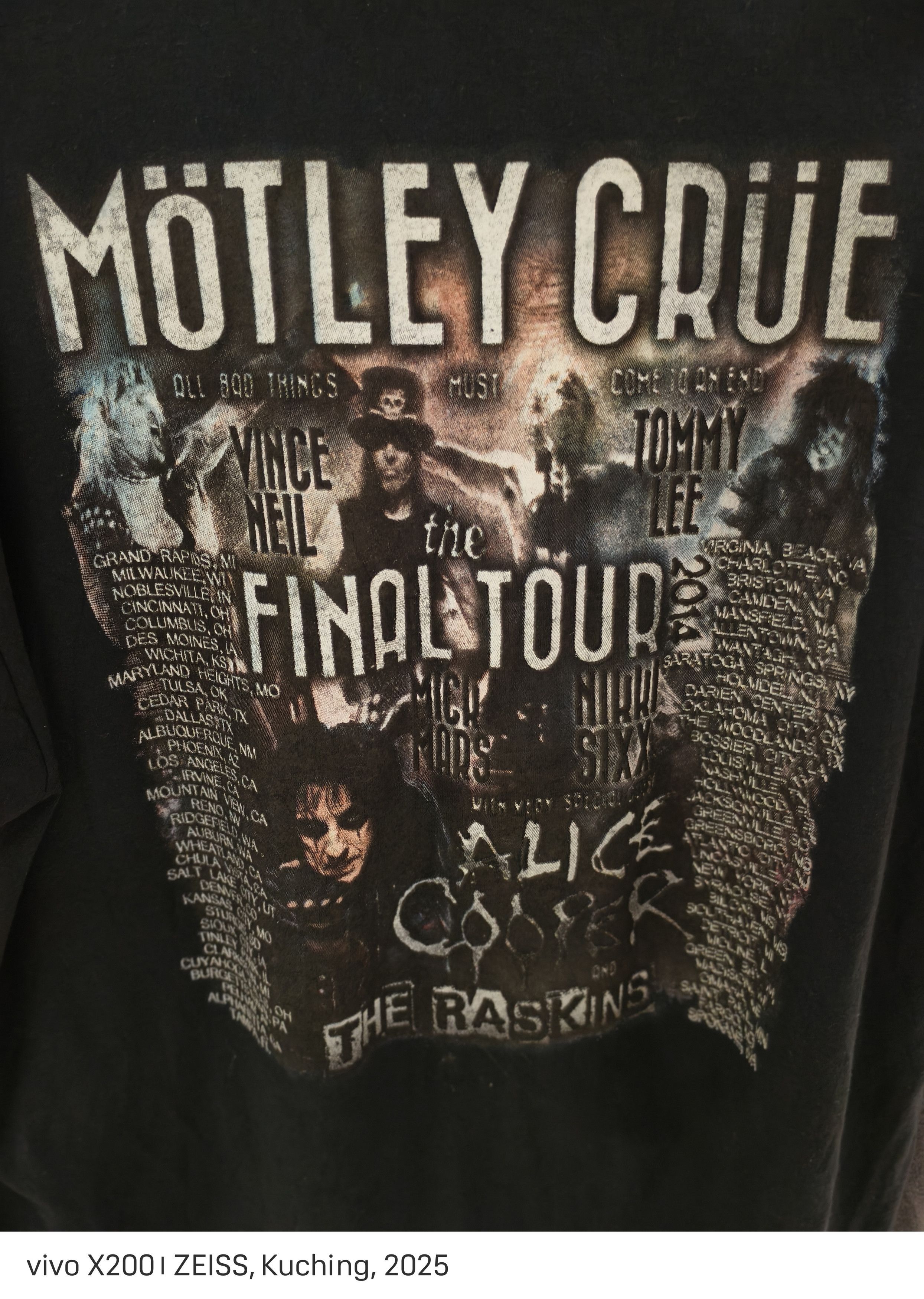 Band Tees × Vintage Motley Crue final tour 2014 Size US XL / EU 56 / 4 - 4 Thumbnail