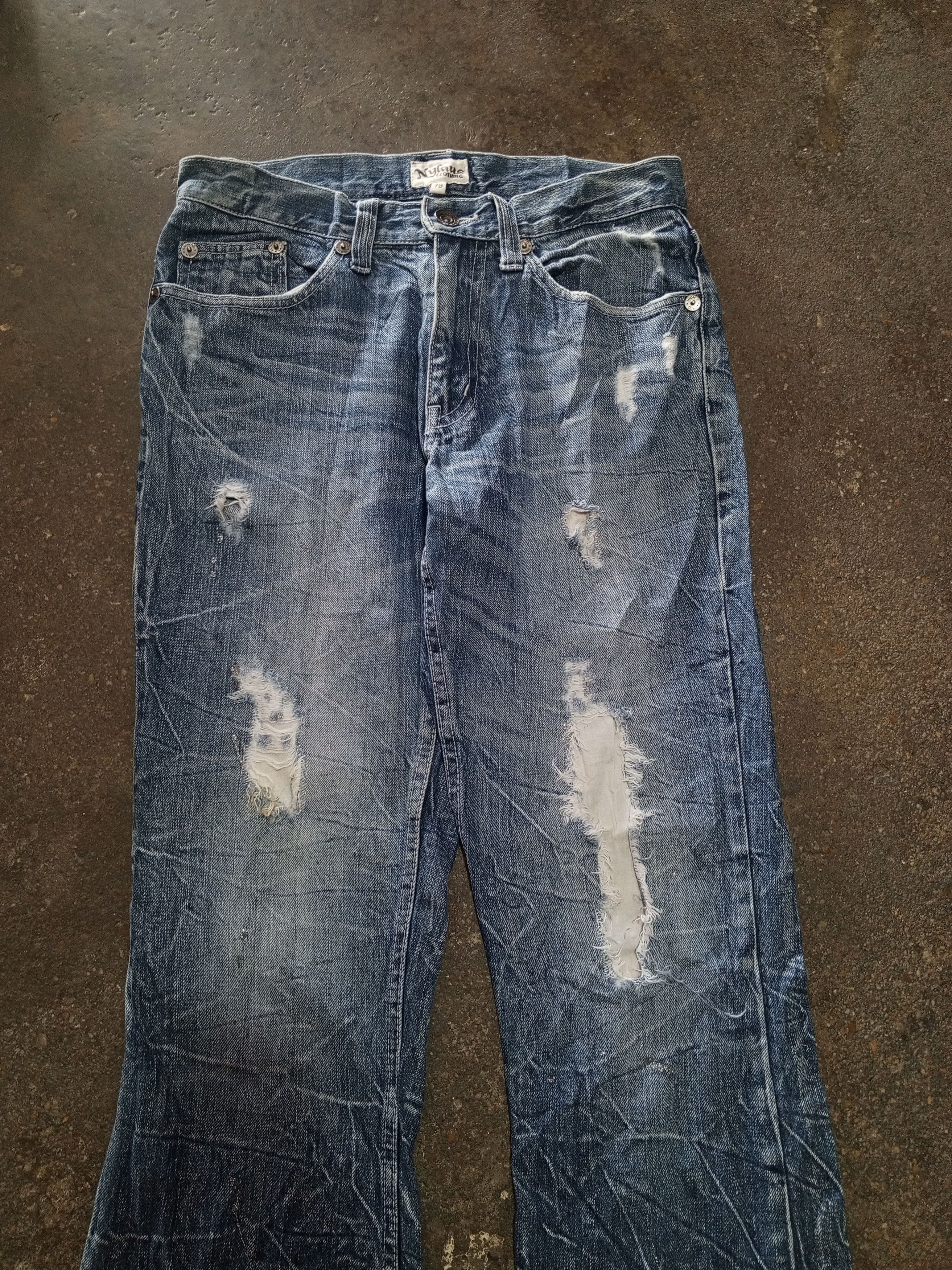 Japanese Brand JAPANBRAND - NYLAUS JEANS RARE Size US 31 - 3 Thumbnail