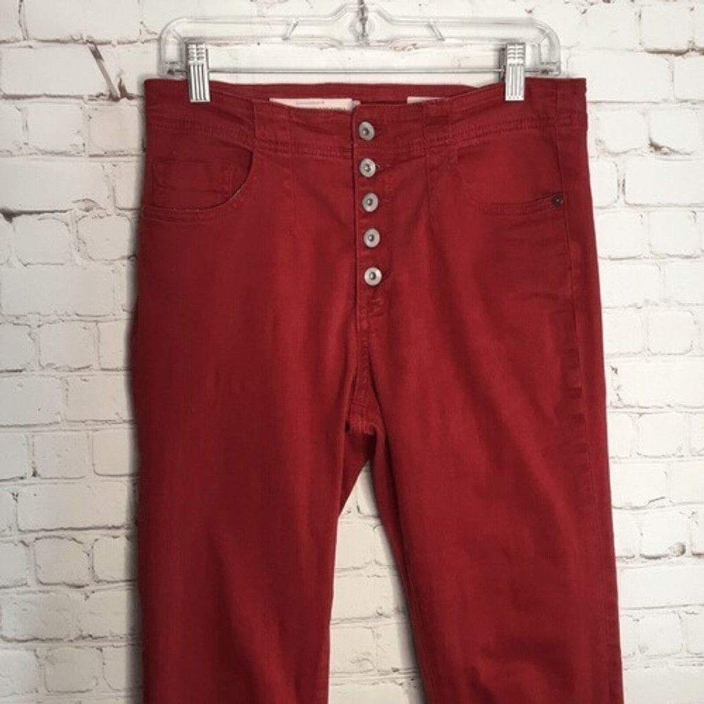 Anthropologie Anthropologie Pilcro&Letterpress Skinny Jeans Women Size 29 Size 29" - 5 Thumbnail