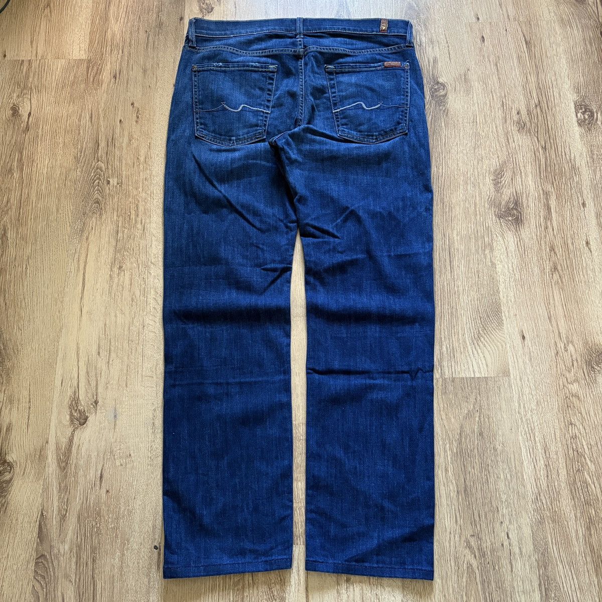 7 For All Mankind 7 For All Man Kind Mens Blue Jeans size 36x30 Slim made USA Size US 36 / EU 52 - 3 Thumbnail