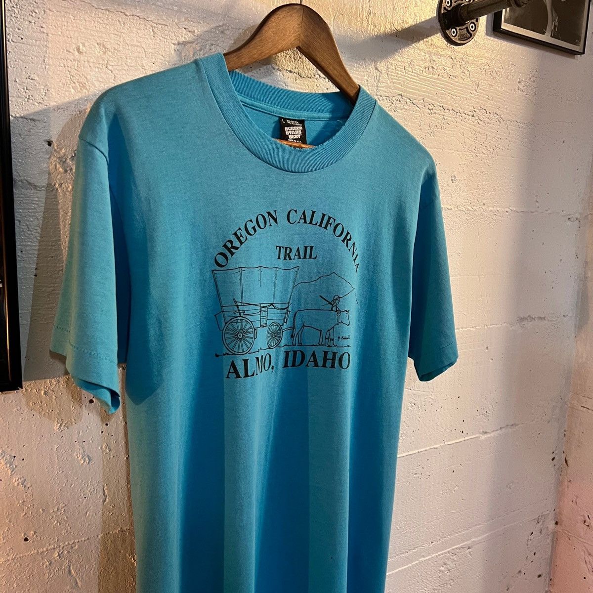 Vintage Vintage Oregon California Trail Single Stitch T-Shirt Size US L / EU 52-54 / 3 - 3 Thumbnail