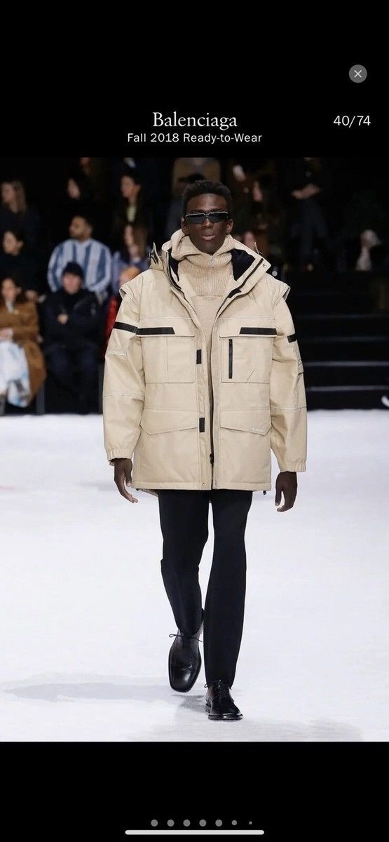 Balenciaga RUNWAY Balenciaga Twinset Parka Jacket AW18 Demna Gvasalia Size US L / EU 52-54 / 3 - 10 Thumbnail