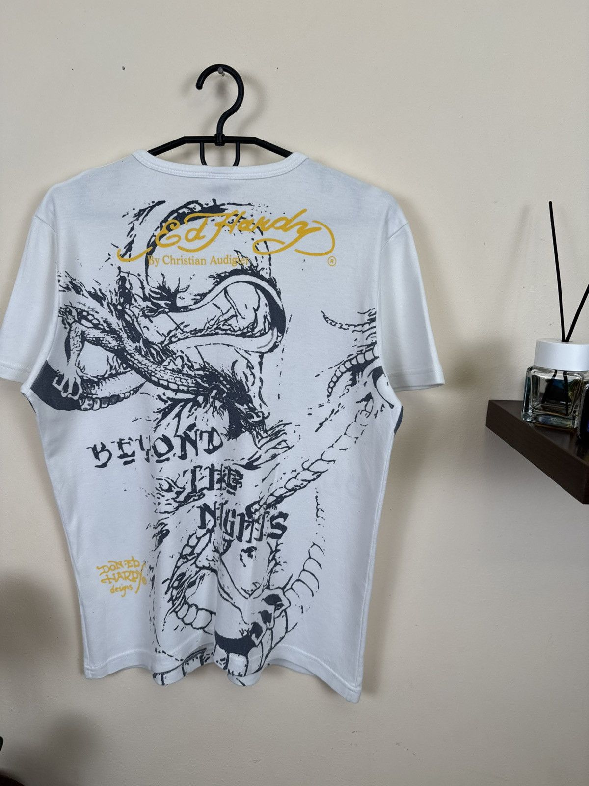 Ed Hardy Vintage Ed Hardy T shirt Tiger Snake Tattoo Y2K L White Size US L / EU 52-54 / 3 - 13 Thumbnail