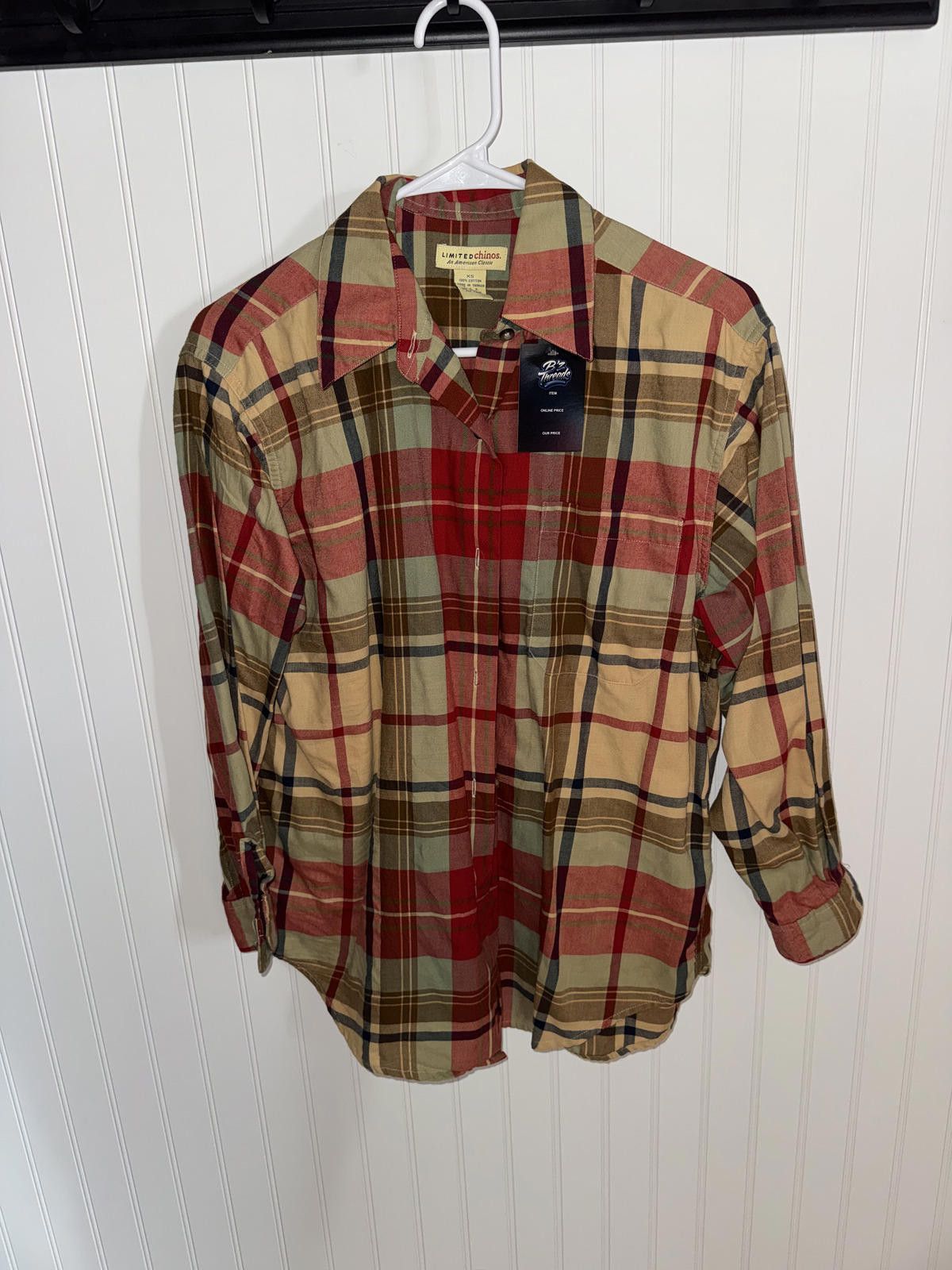 Other Vintage Limited Chinos Men's Plaid Button-Up Shirt XS Size US XS / EU 42 / 0 - 1 Thumbnail