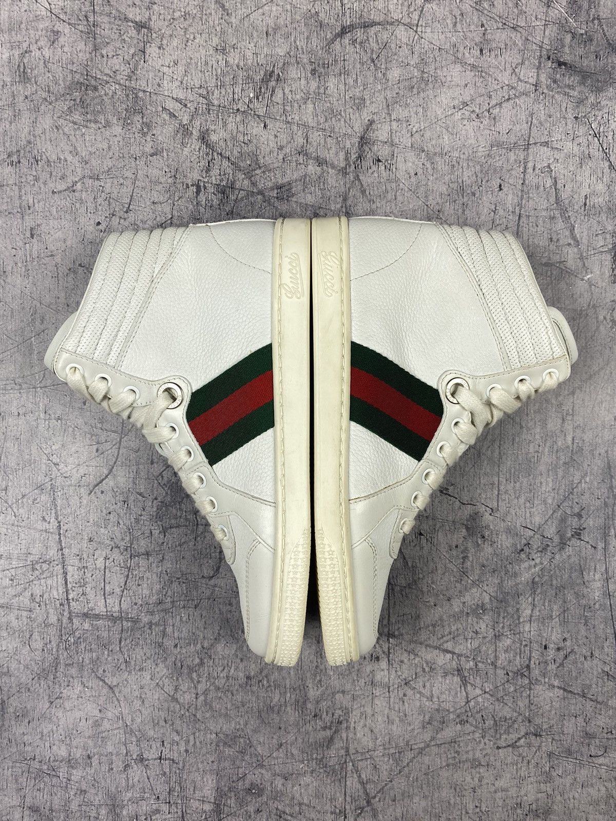 Gucci Gucci Hi-Top Sneakers Shoes Size US 6 / EU 39 - 8 Thumbnail