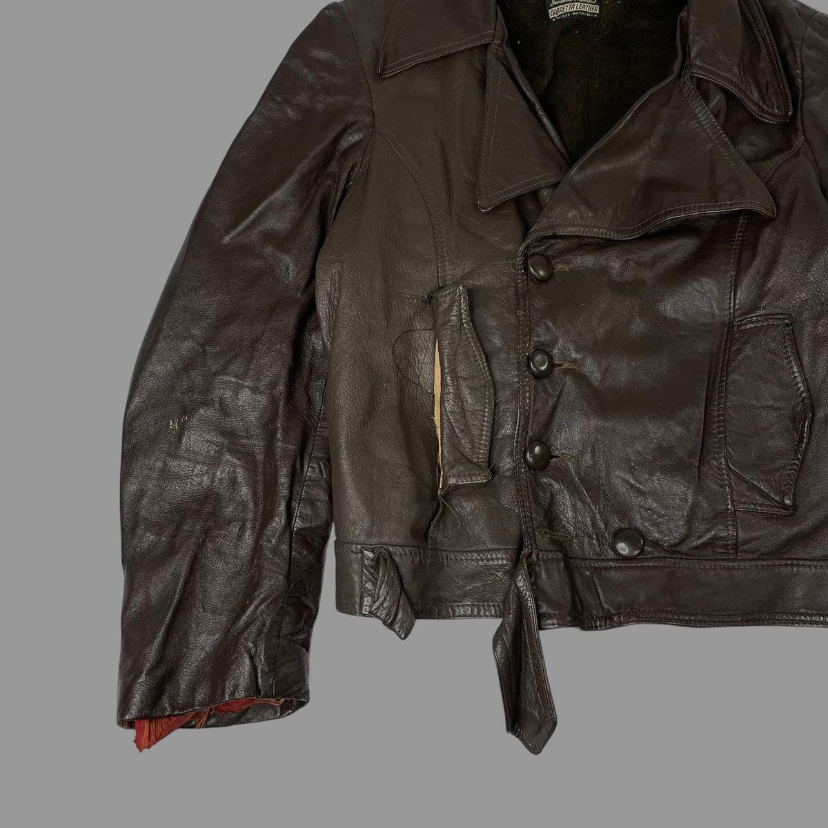 Vintage Vintage 1960s brown leather jacket Size US M / EU 48-50 / 2 - 4 Thumbnail