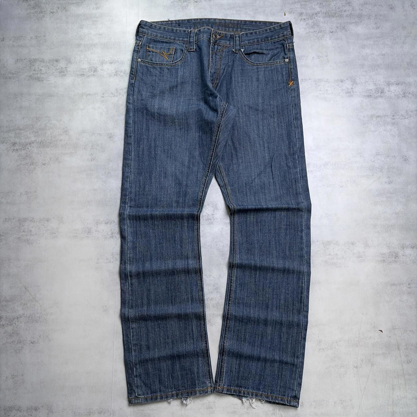 Billabong Y2K Billabong Surf Distressed Straight Skater Denim Jeans Size US 34 / EU 50 - 2 Thumbnail