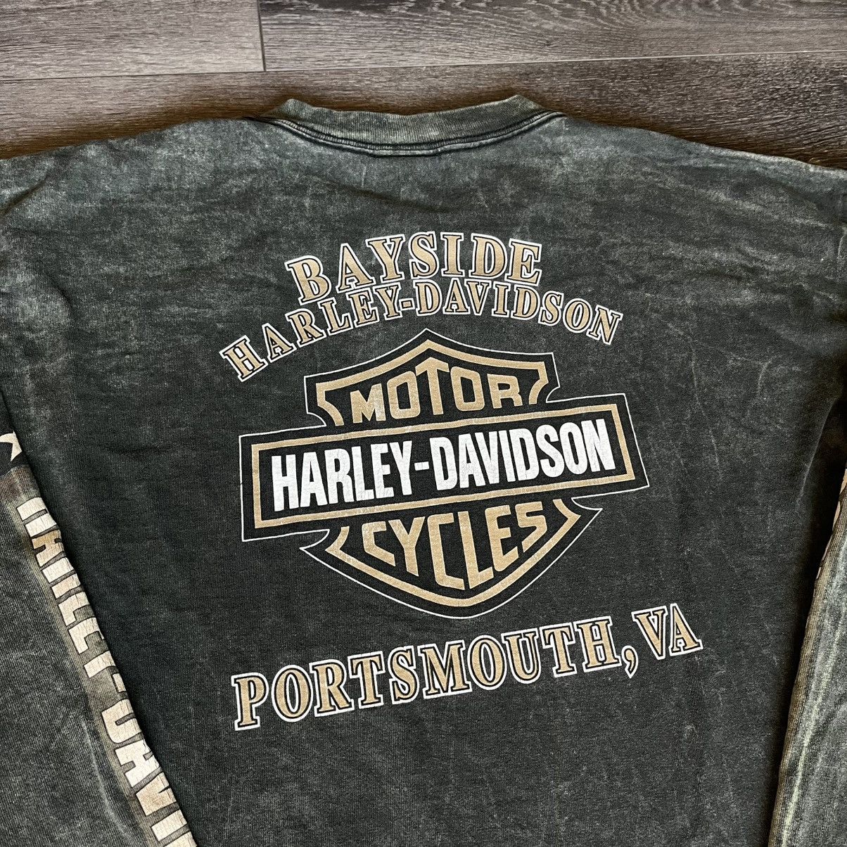 Harley Davidson Vintage 2000s Harley Davidson American Legend Longsleeve Tee Size US L / EU 52-54 / 3 - 7 Thumbnail