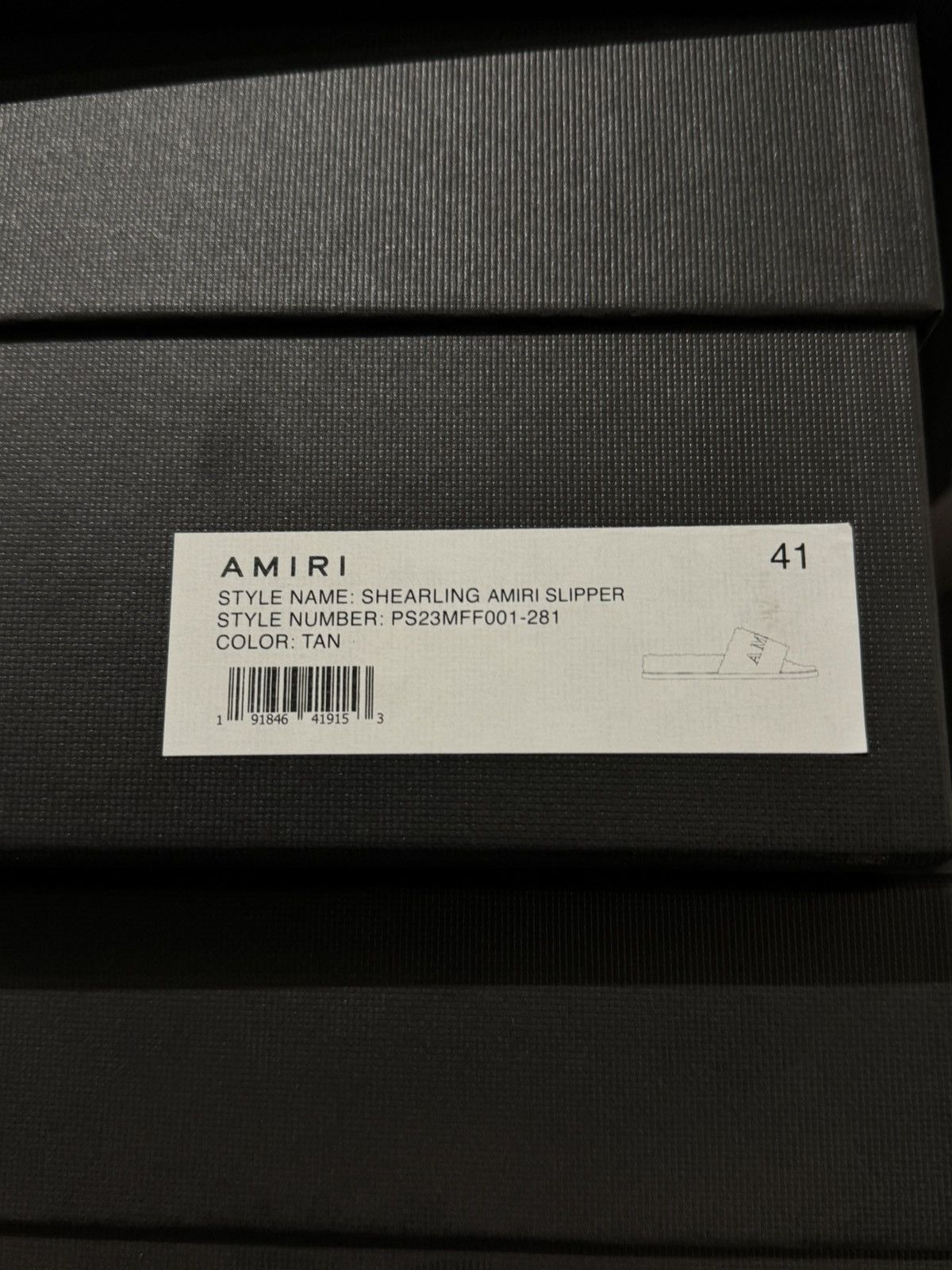 Amiri Amiri Logo Shearling Slides NEW 600$ Size US 8 / EU 41 - 5 Thumbnail
