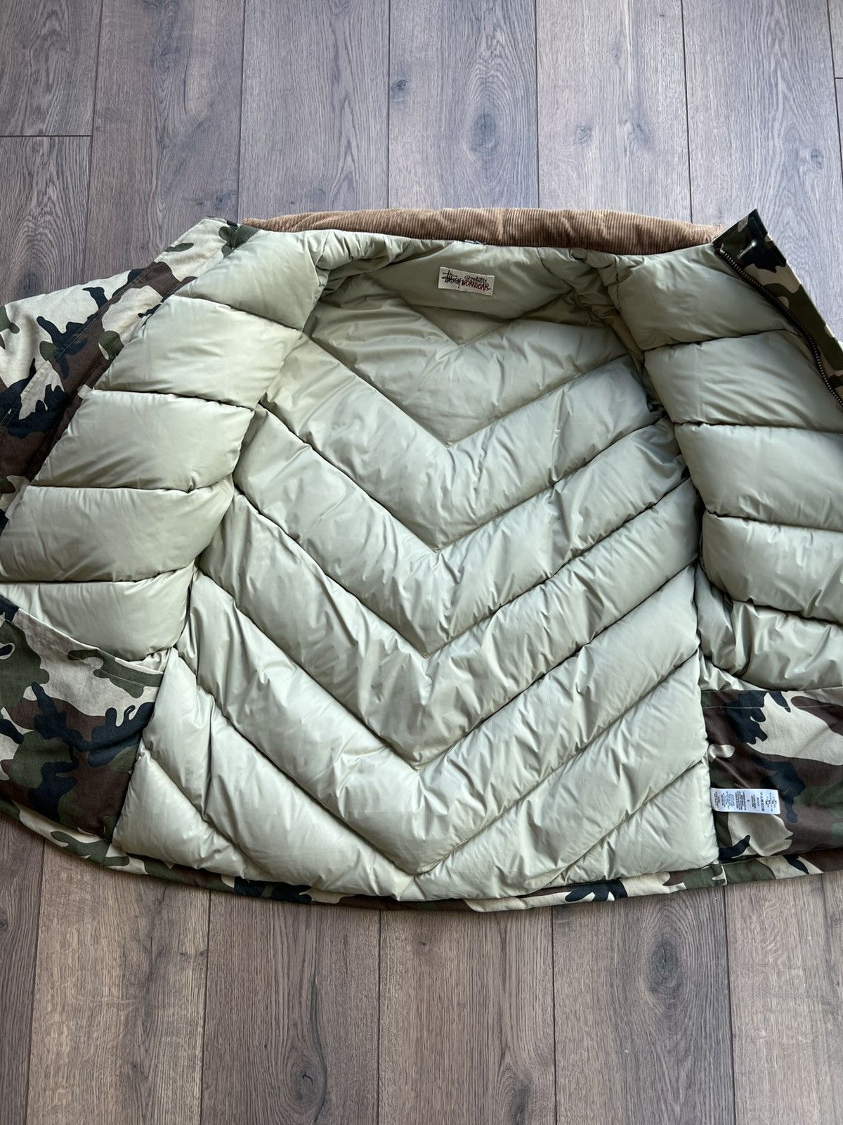 DENIM TEARS × Stussy Stussy x Denim Tears Camo Down Parka Large Size US L / EU 52-54 / 3 - 9 Thumbnail
