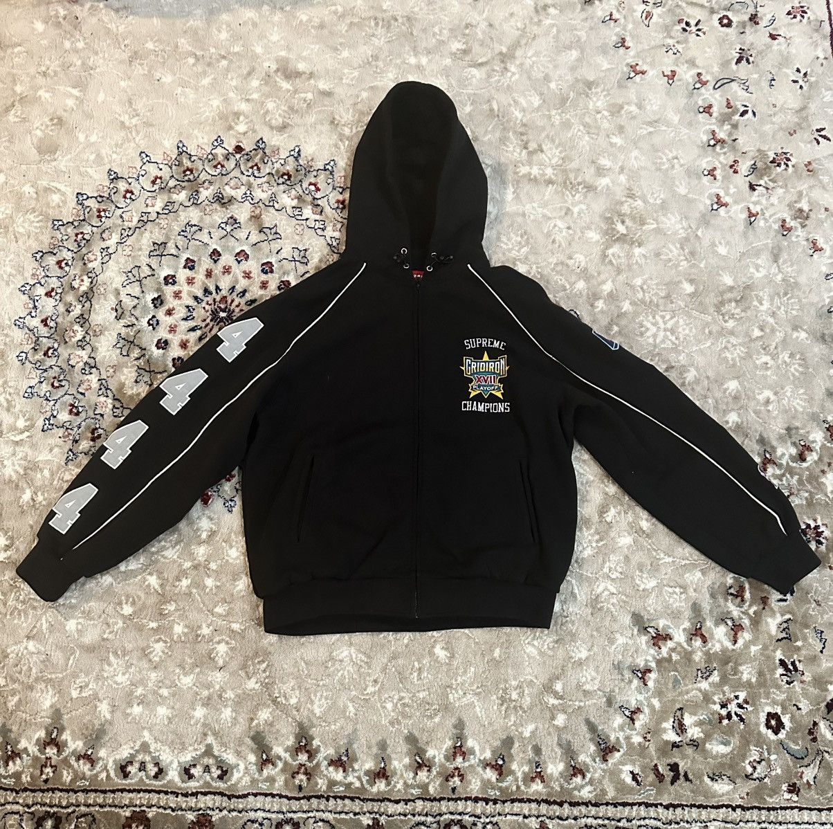Supreme Playoffs Zip Up Hooded Sweatshirt Size US M / EU 48-50 / 2 - 2 Thumbnail