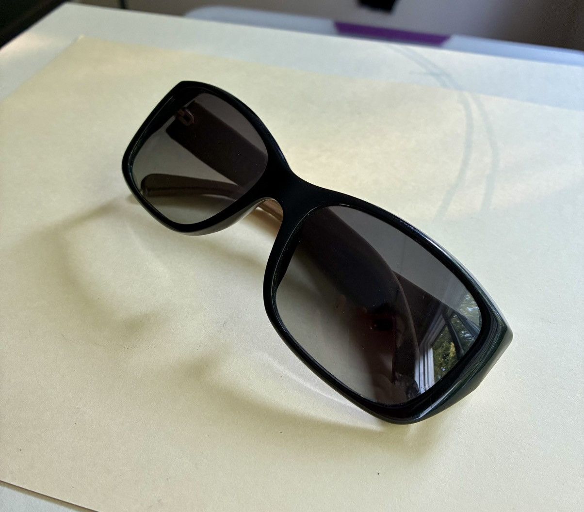 Chanel CHANEL 5201Q Oversize Quilted Leather Sunglasses Size ONE SIZE - 8 Thumbnail