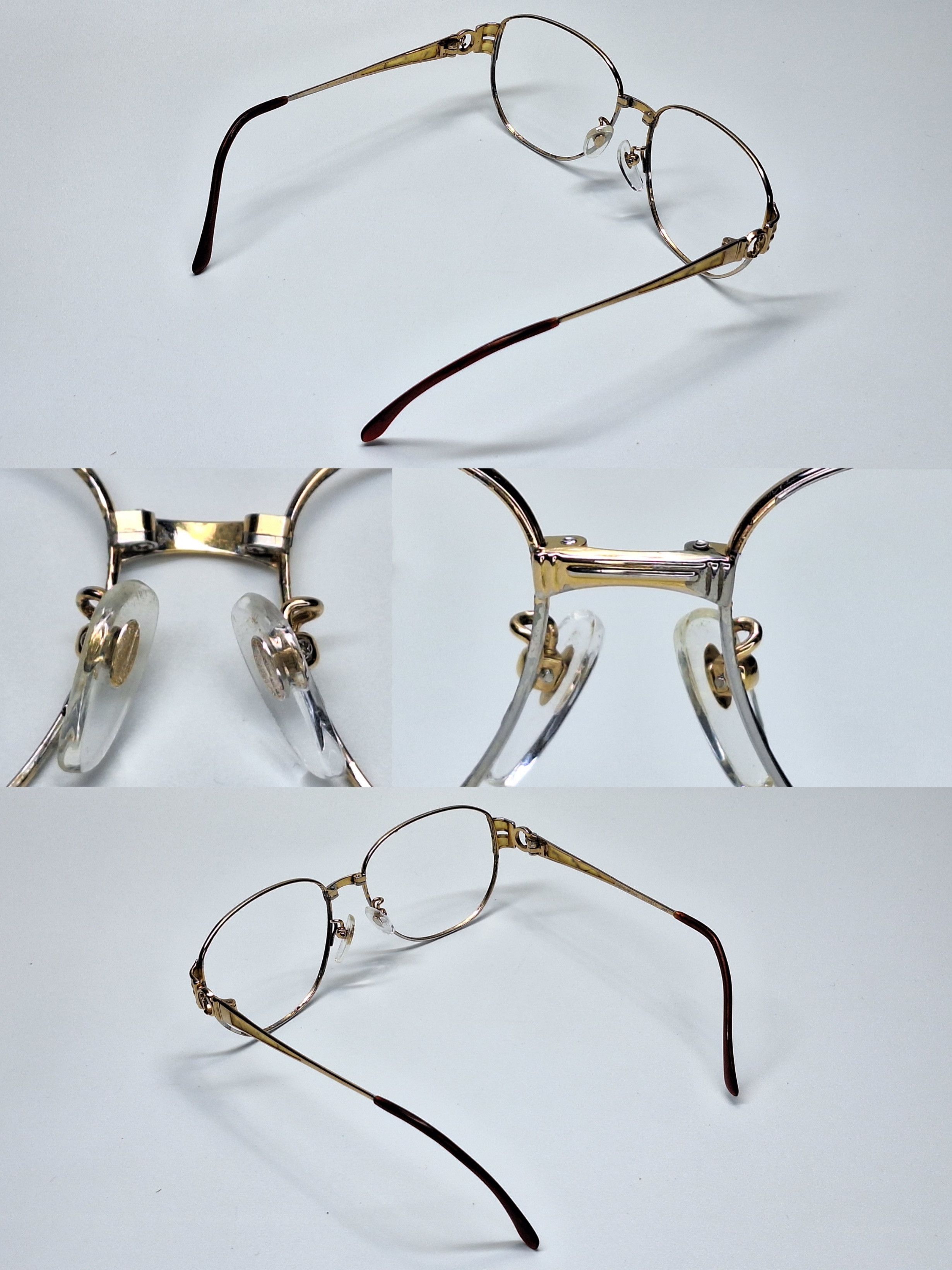 Yves Saint Laurent Yves Saint Laurent 30-4655 Pure Titanium Oval Eyeglasses Size ONE SIZE - 5 Thumbnail
