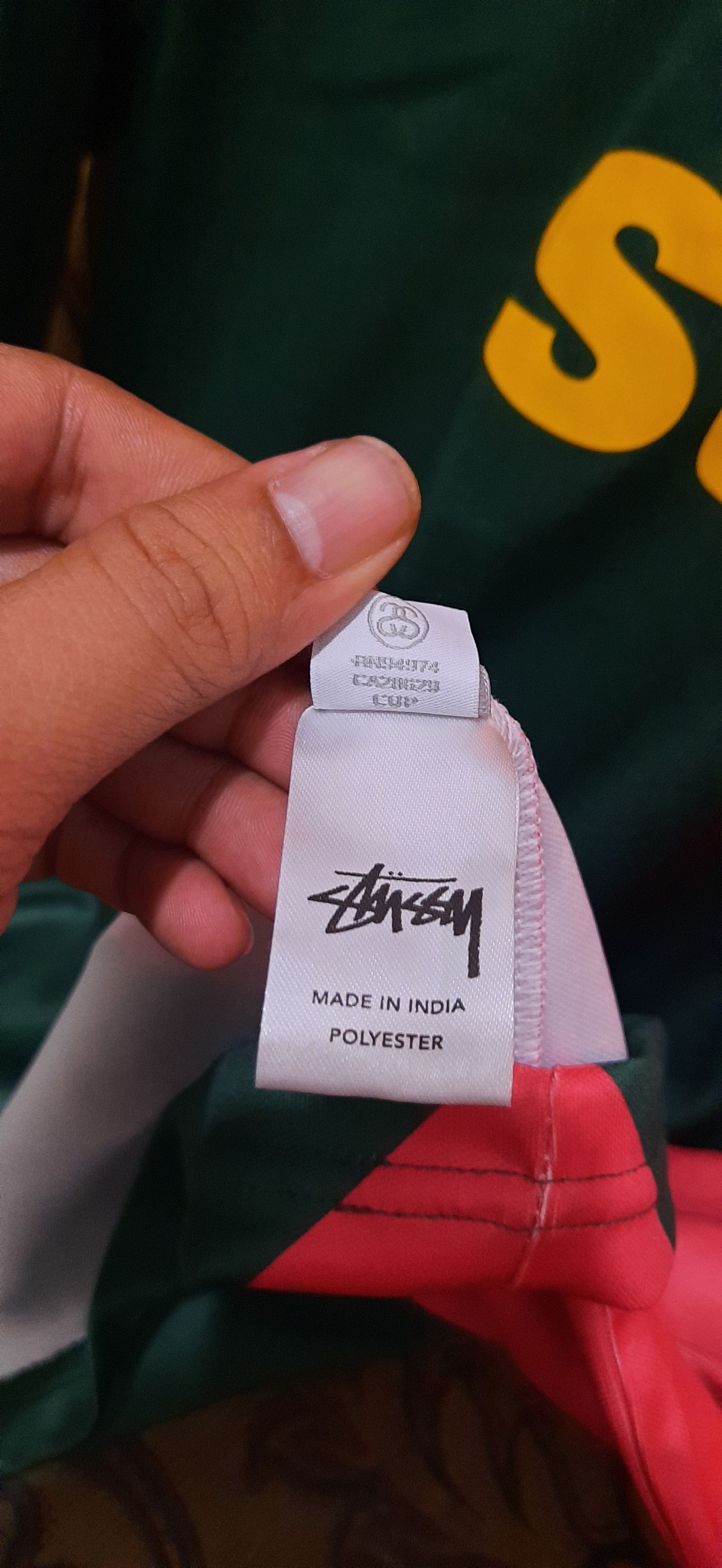 Stussy Stussy Football Polo LS Tee Red/Green Size US L / EU 52-54 / 3 - 3 Thumbnail