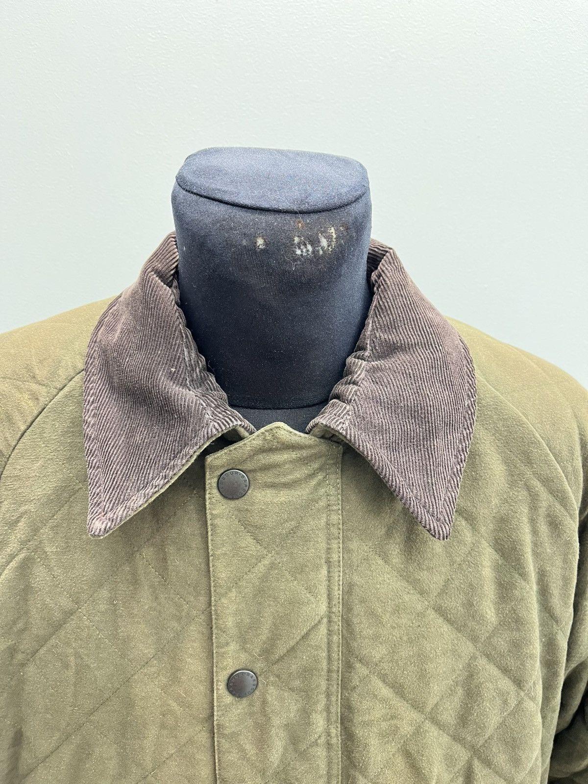 Barbour Vintage Barbour D5 Endurance Waterproof Quilt Heavy Jacket Size US XL / EU 56 / 4 - 2 Thumbnail