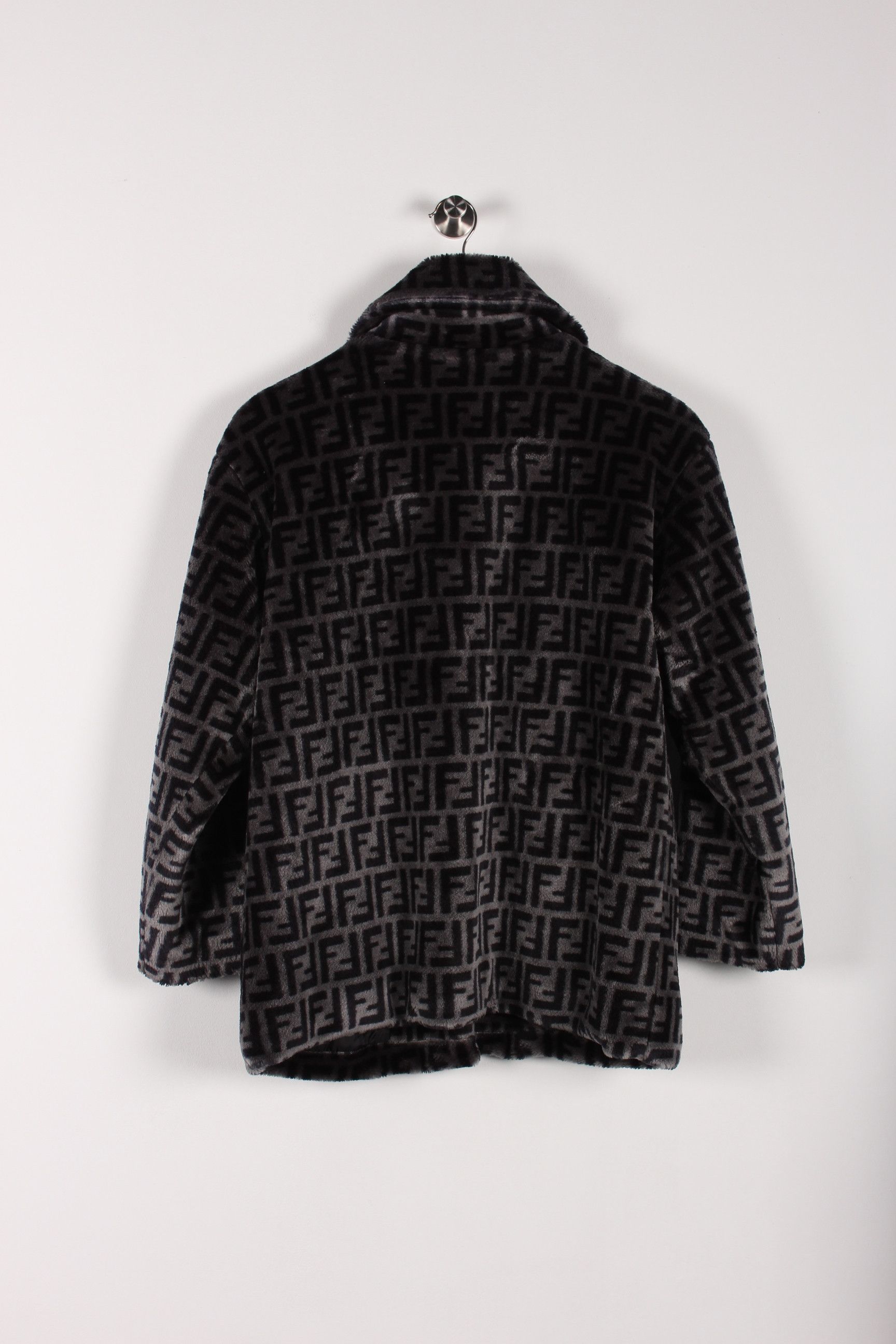 Fendi 90's Fendi Womens Monogram Faux Fur Fleece Size M / US 6-8 / IT 42-44 - 5 Thumbnail