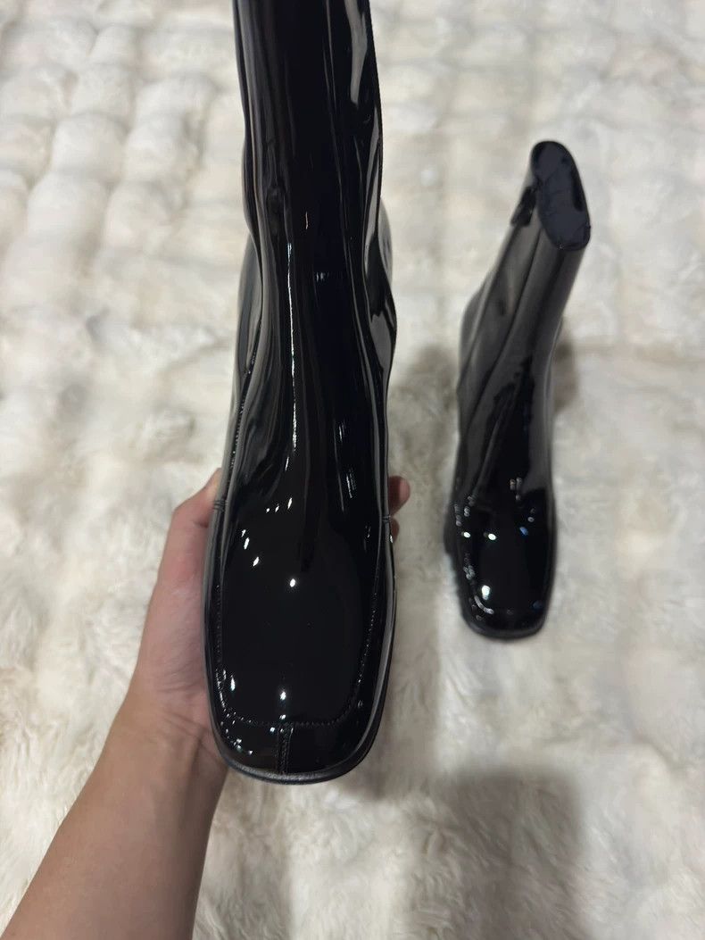 Saint Laurent Paris Saint Laurent Paris Patent leather boots Size US 9.5 / IT 39.5 - 9 Thumbnail