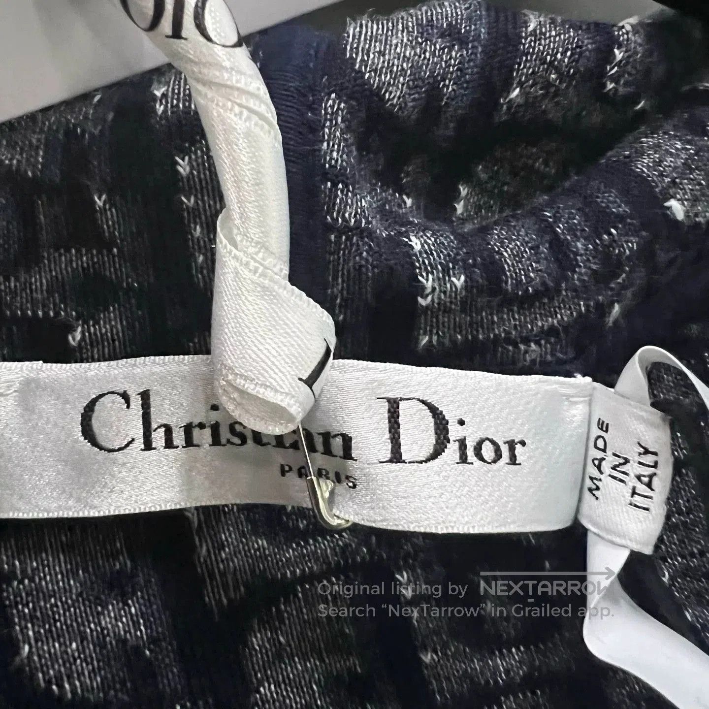 Dior Dior All-Over Monogram Short-Sleeve Hoodie. Size XS / US 0-2 / IT 36-38 - 5 Thumbnail