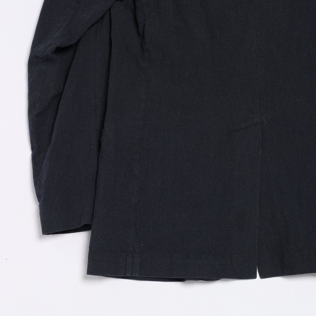 Maison Margiela Maison Martin Margiela Navy Cotton Silk Blazer Jacket Size 40R - 10 Thumbnail