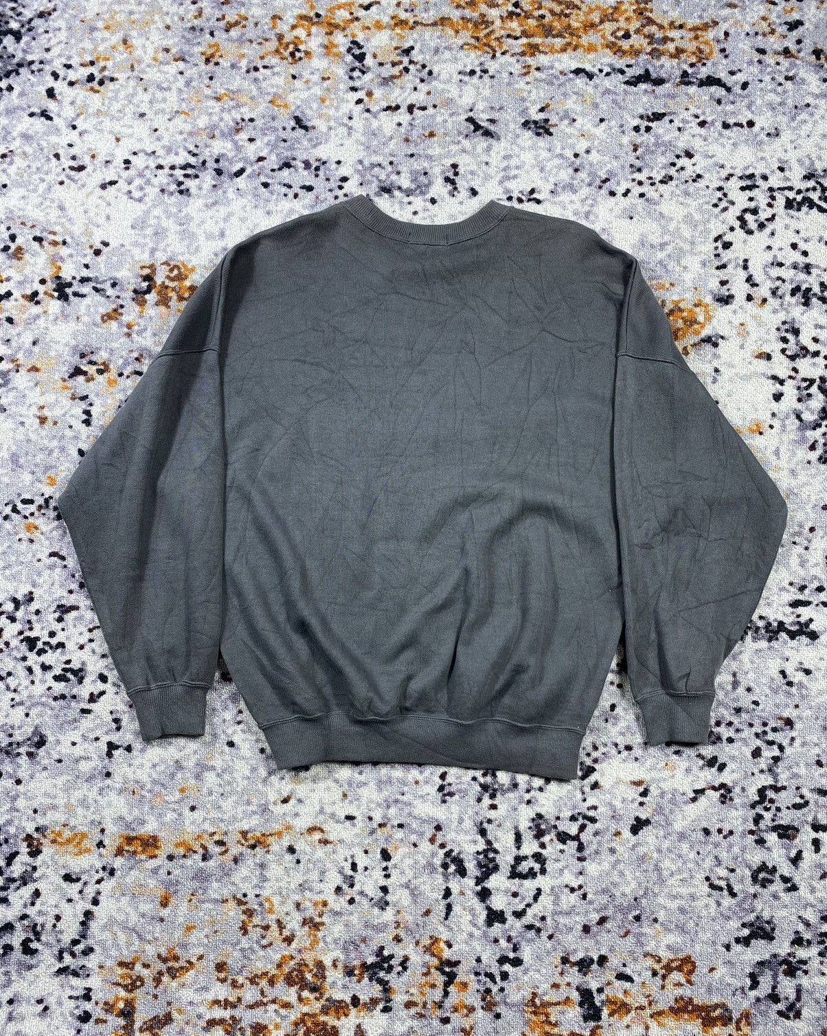 Trussardi × Vintage Vintage Trussardi Big Logo Sweatshirt Size US L / EU 52-54 / 3 - 3 Thumbnail