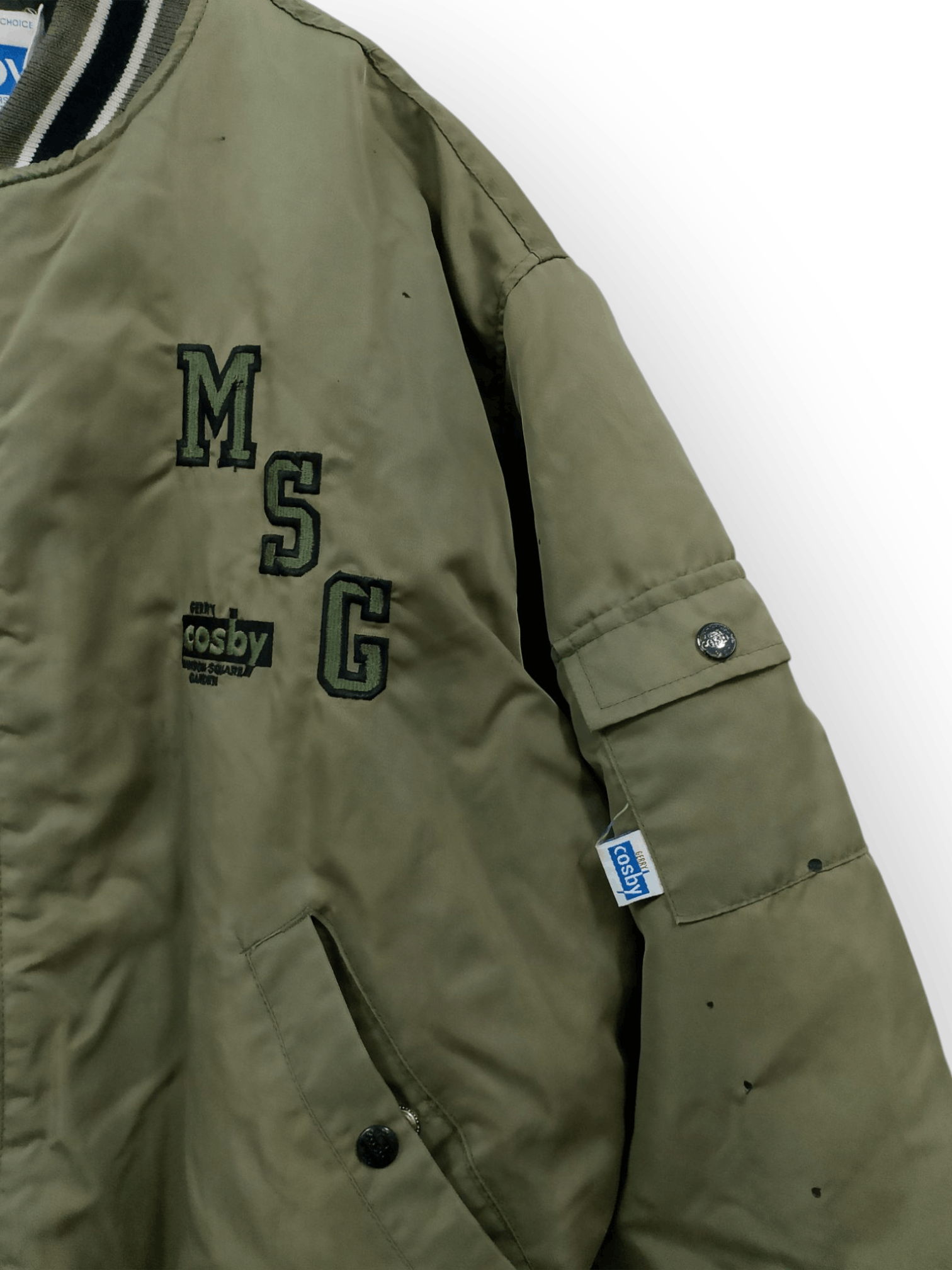 Japanese Brand Vintage Gerry Cosby MSG Bomber Jacket Size US XL / EU 56 / 4 - 6 Thumbnail