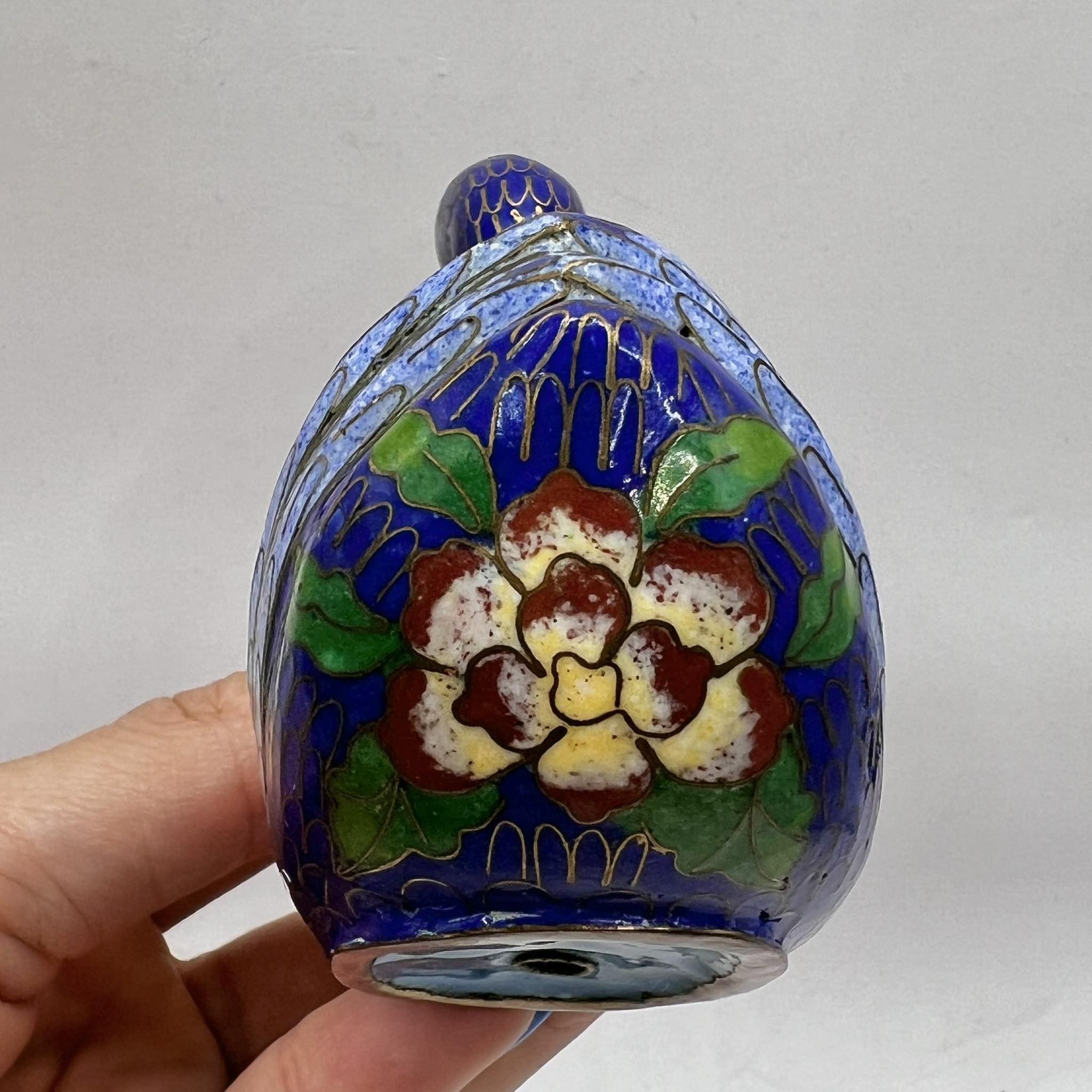 Handmade × Vintage 1970 Vintage Brass Miniature Figure Swan Cloisonne Enamel Size ONE SIZE - 2 Thumbnail