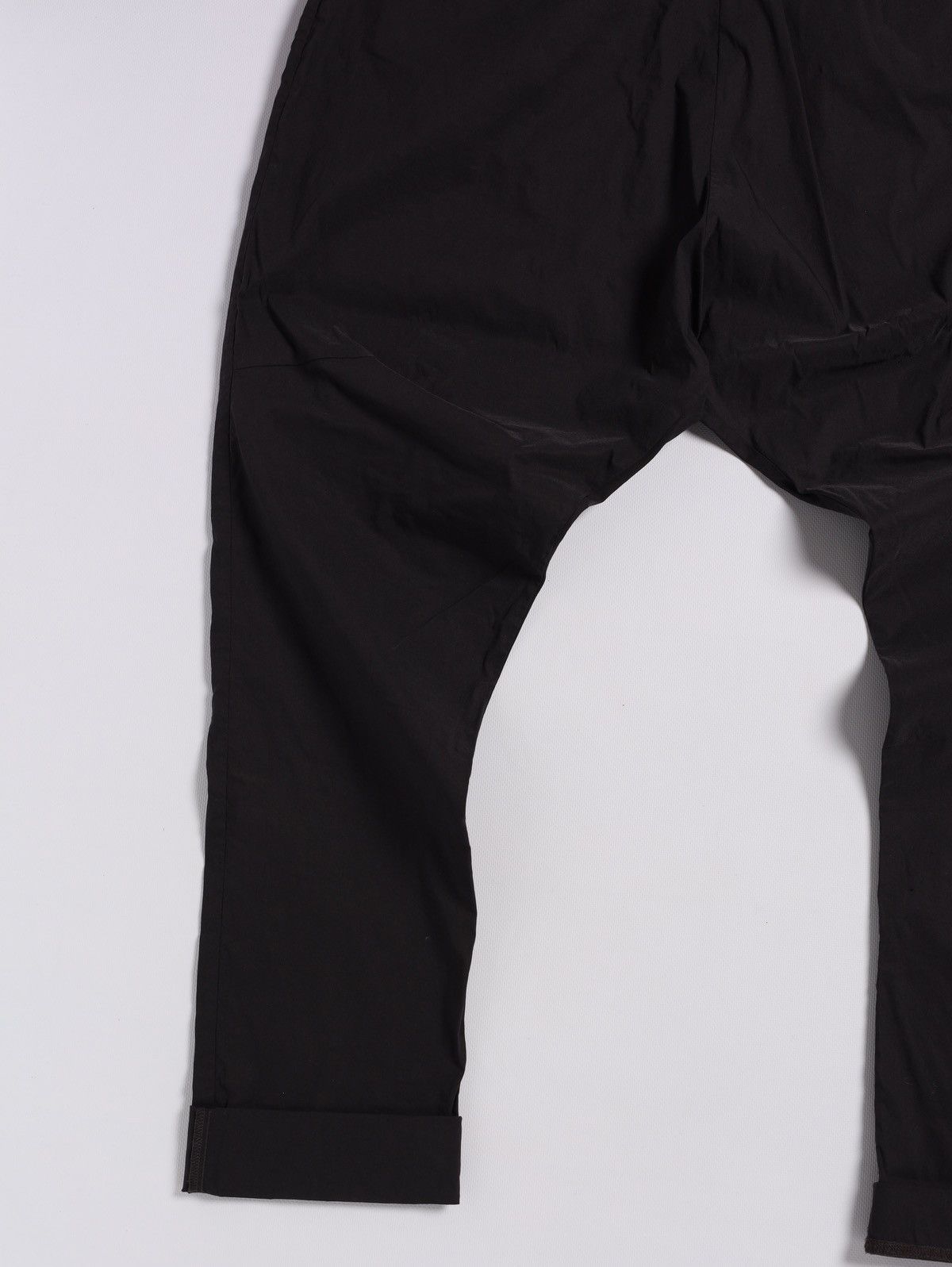 Rundholz Rundholz Black Label Dark Navy Linen Cotton Nylon Wide Pants Size 28" / US 6 / IT 42 - 14 Thumbnail