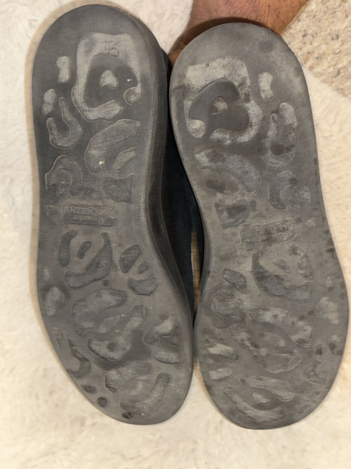 Alexander McQueen Alexander McQueen All Black Suede Sneakers Size US 8.5 / EU 41-42 - 8 Thumbnail