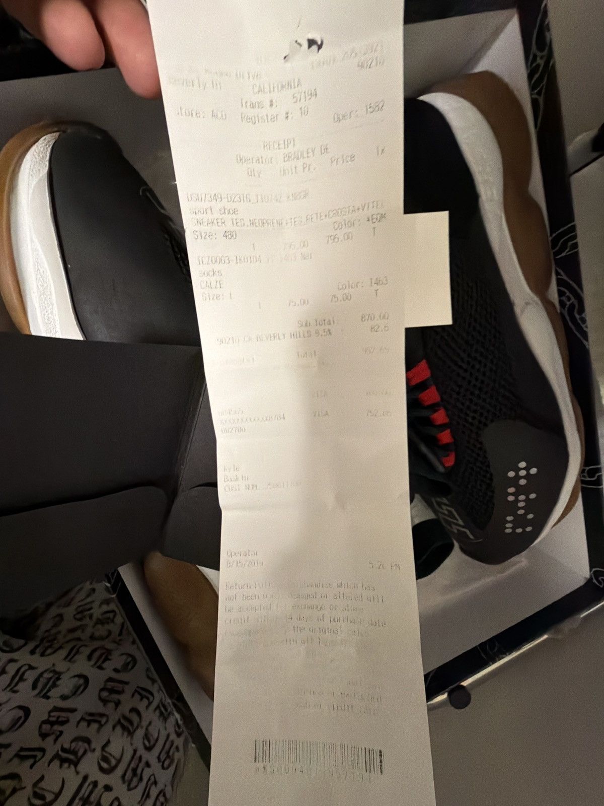 Versace Versace Cross Chainer Sneakers – Black/Red size 13 Size US 13 / EU 46 - 17 Thumbnail