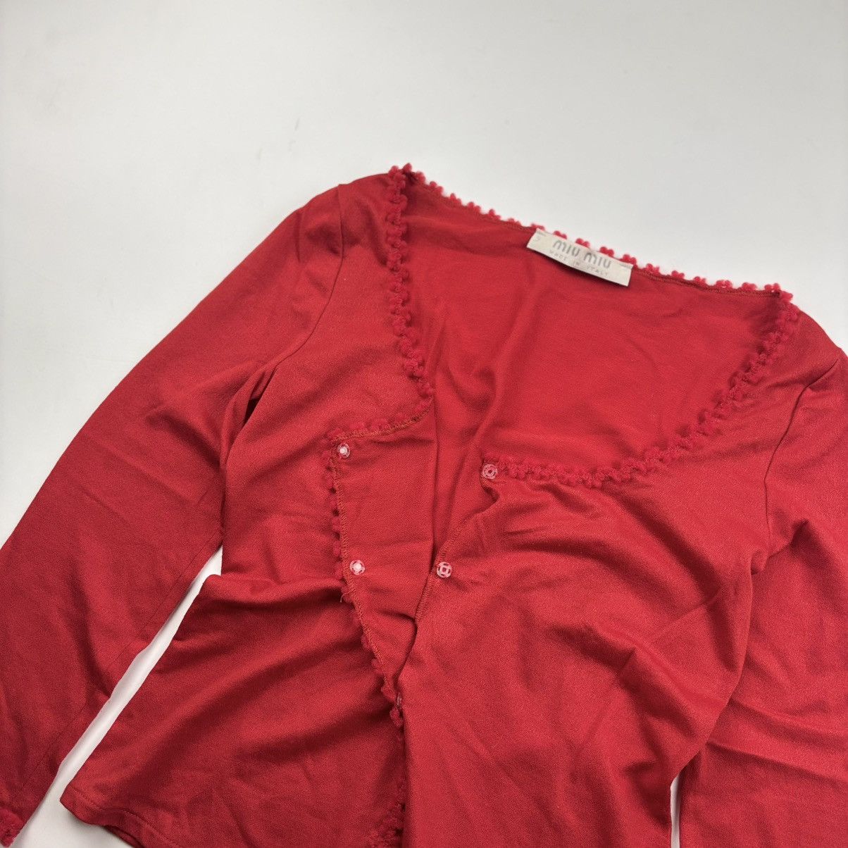 Miu Miu Miu Miu Ruffled Top Size M / US 6-8 / IT 42-44 - 3 Thumbnail