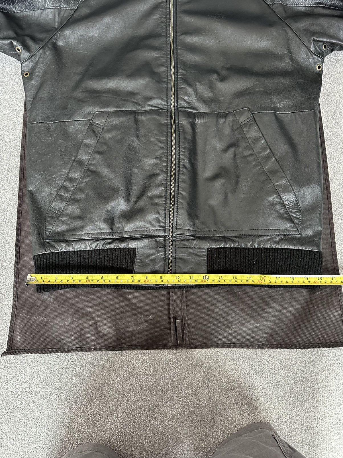 ADDICT Addict Clothing Company black leather jacket Size US XXL / EU 58 / 5 - 15 Thumbnail
