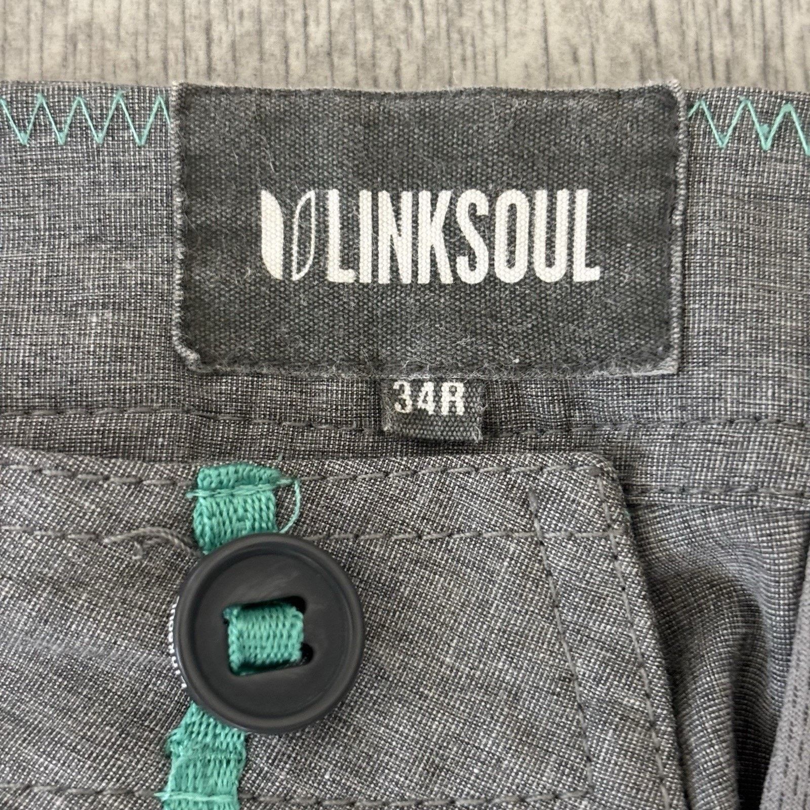 Other LINKSOUL Boardwalk Performance Golf Pants Grey Men’s 34x28 Size US 34 / EU 50 - 7 Thumbnail