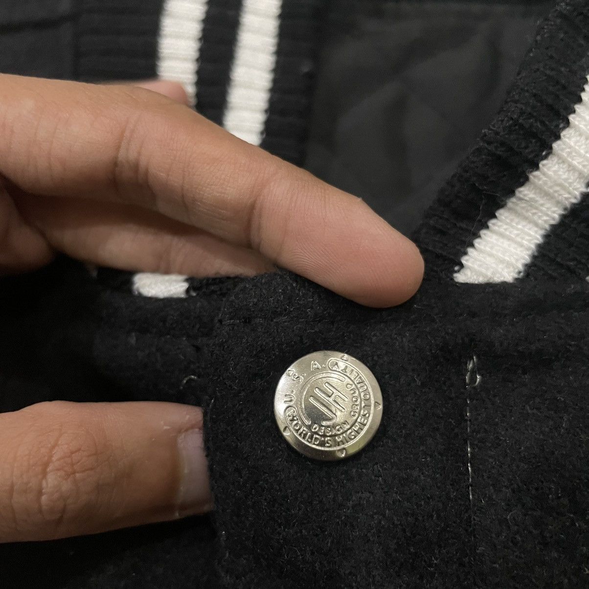 NBA Vintage Chicago Bulls X Jeff Hamilton NBA Wool Varsity Size US S / EU 44-46 / 1 - 19 Thumbnail