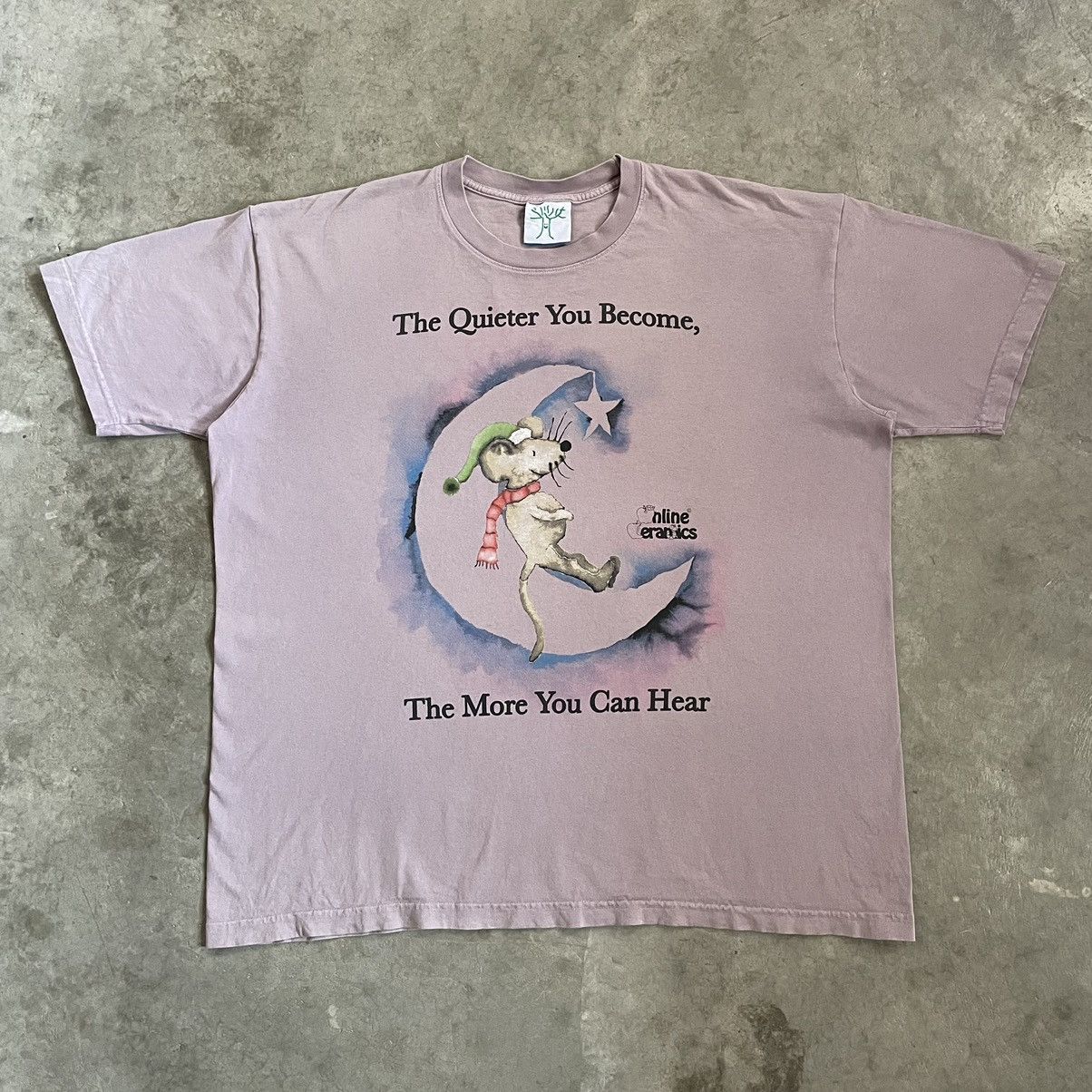 Online Ceramics Online Ceramics Mouse on the moon tee Size US XXL / EU 58 / 5 - 1 Thumbnail